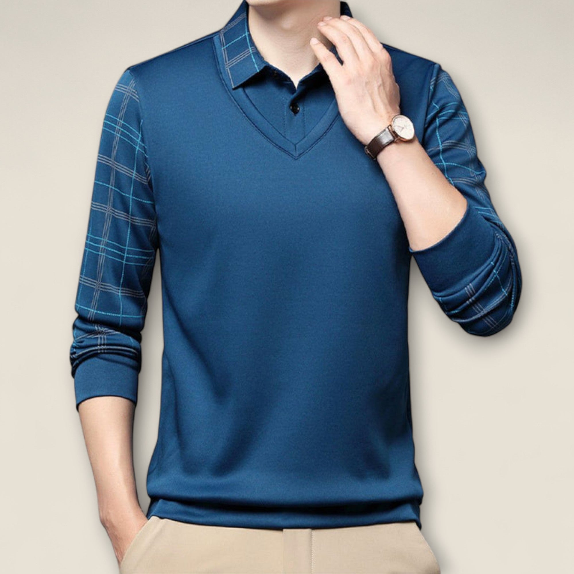 Marcello - Langærmet Polo T-Shirt