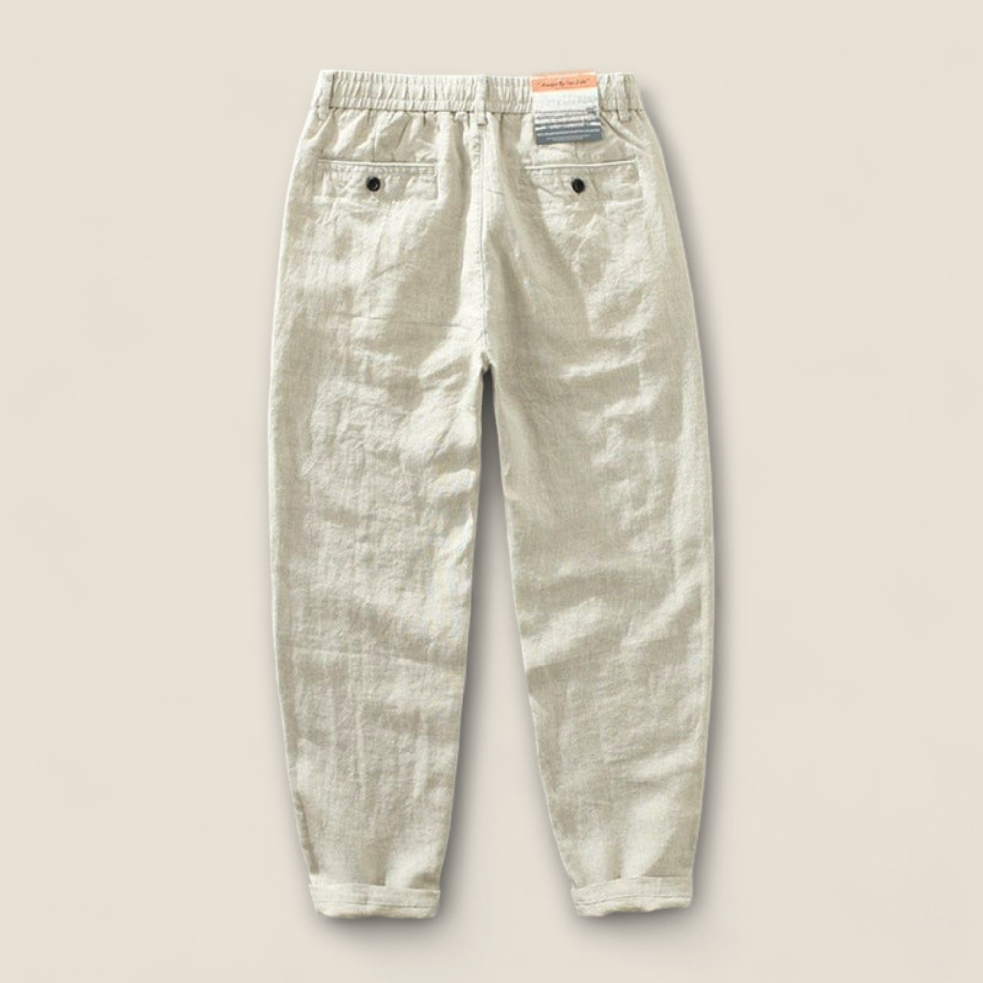 Leandro - Linned Bukser med Snøre