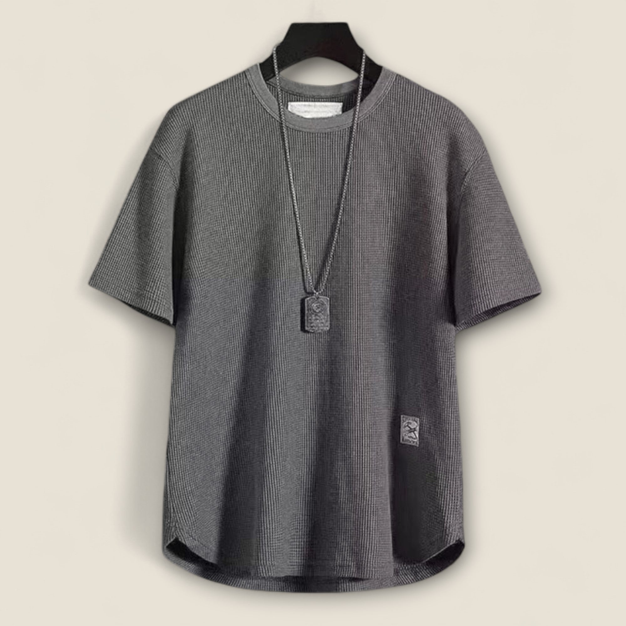 Rene - Vaffelstrikket T-Shirt