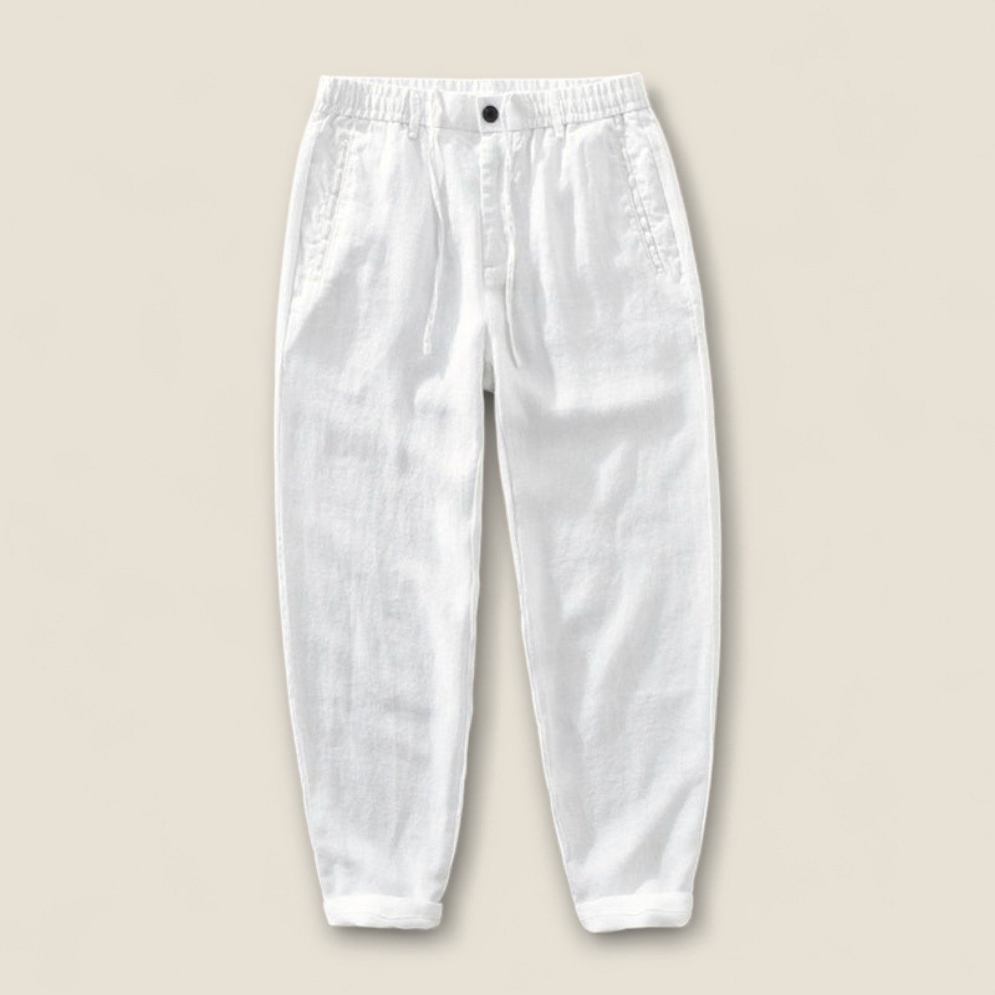 Leandro - Linned Bukser med Snøre