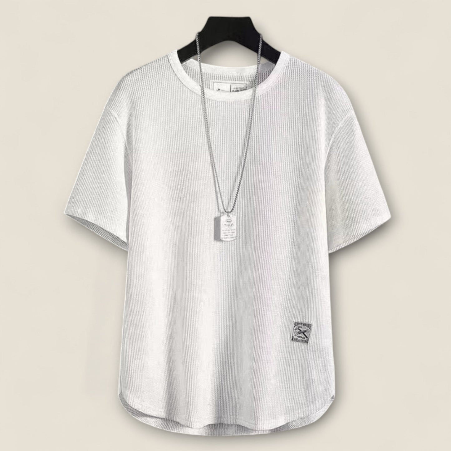 Rene - Vaffelstrikket T-Shirt