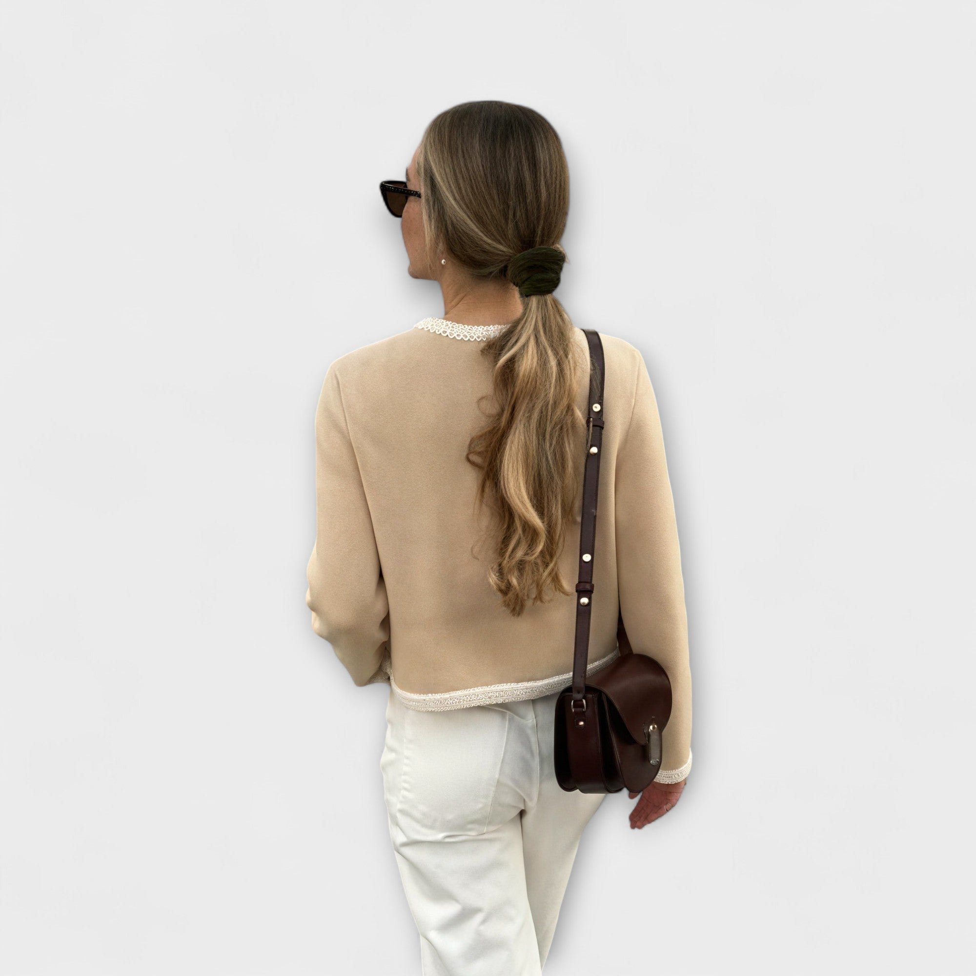 Klassisk Cardigan med Dekorative Lommer