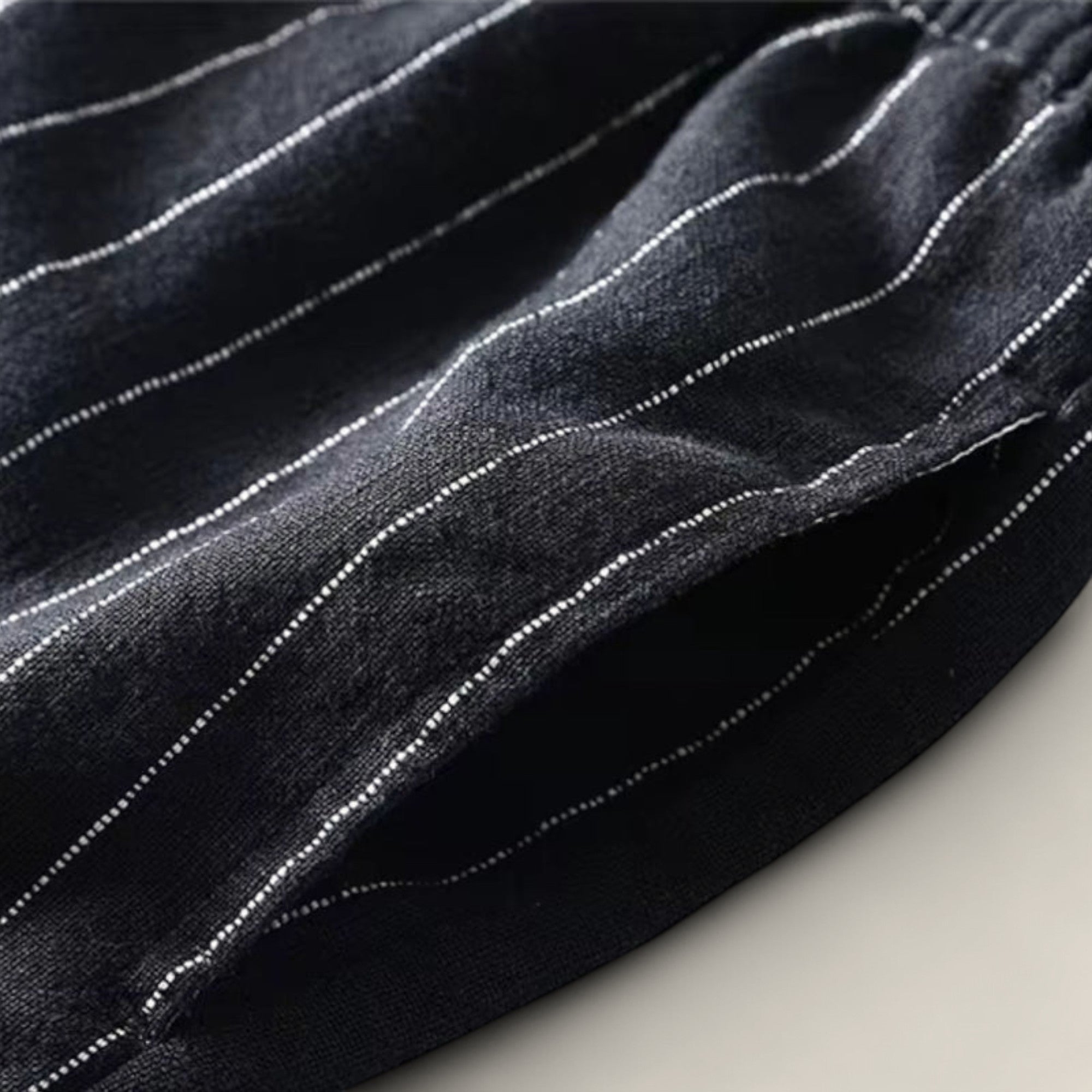 Dario - Stribede Linned Shorts