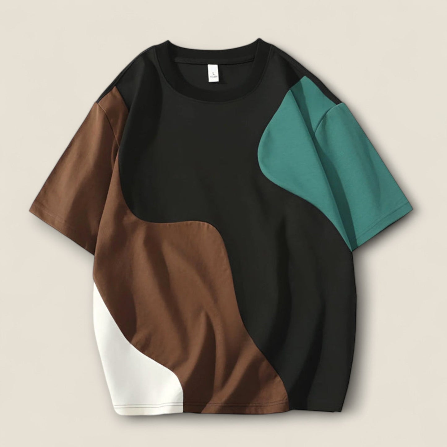 Mateo - Farveblok Abstract Tee