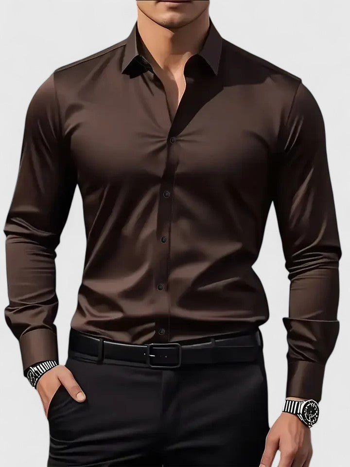 Caldwell | Tidløs Langærmet Skjorte