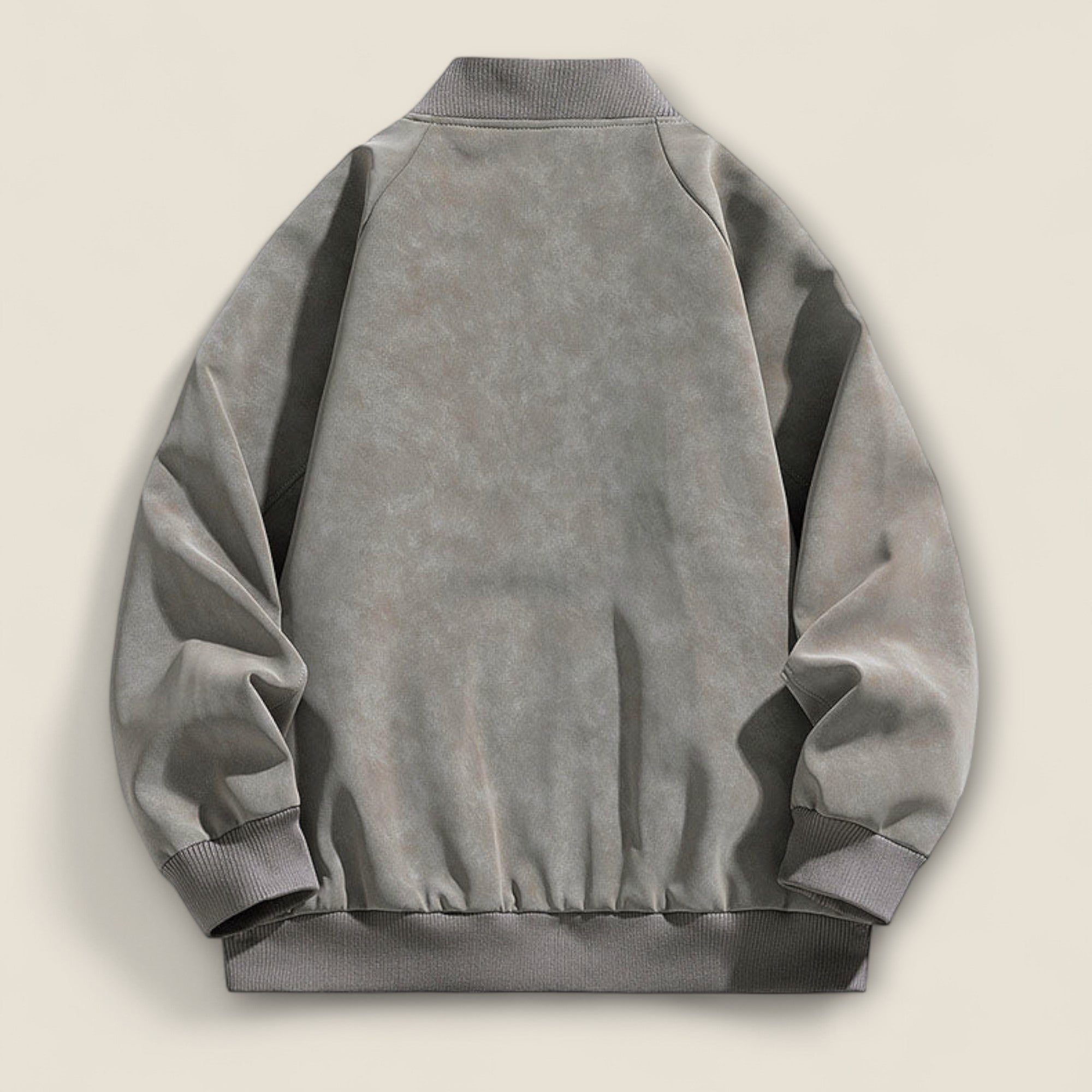 Alonso - Suede Bomberjakke