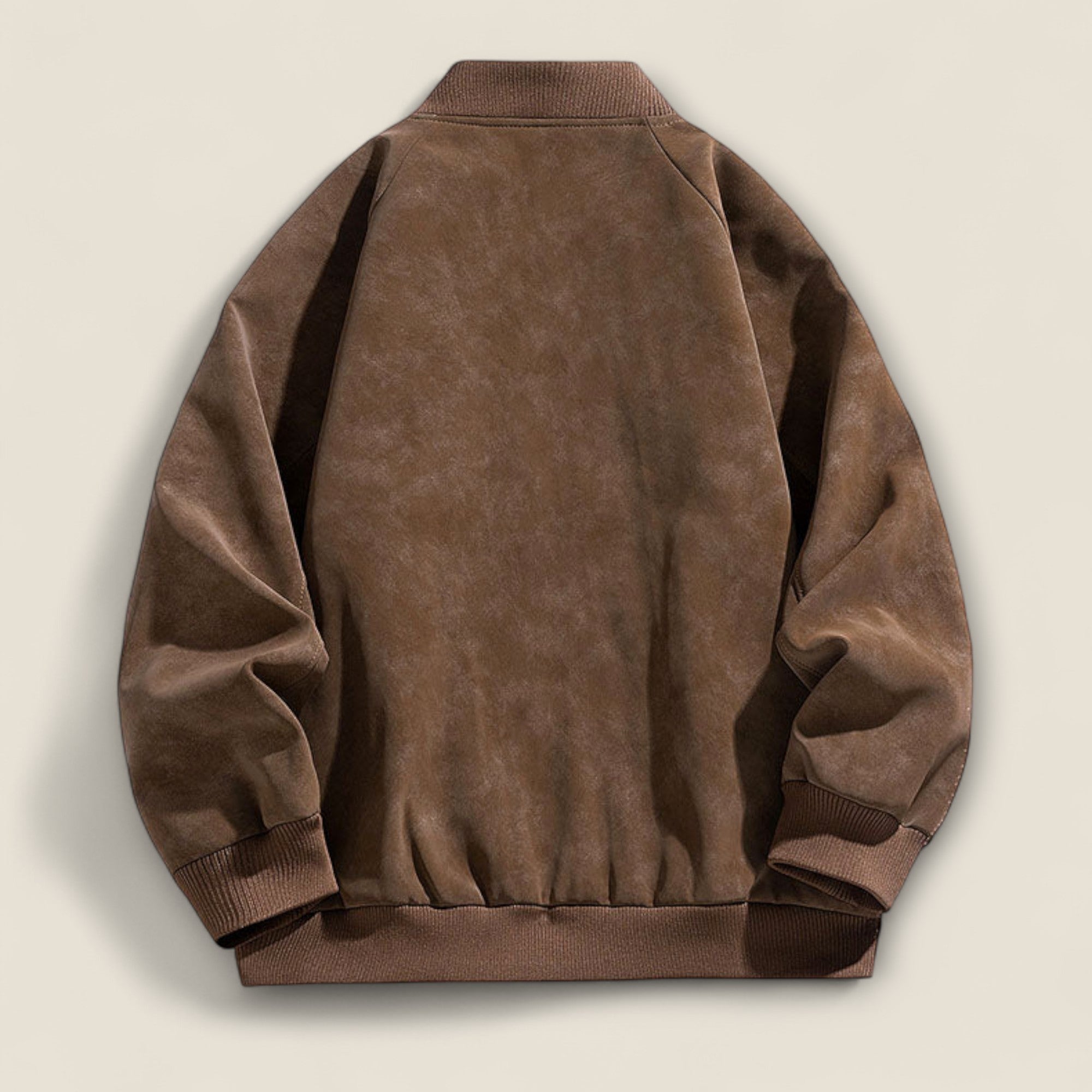 Alonso - Suede Bomberjakke