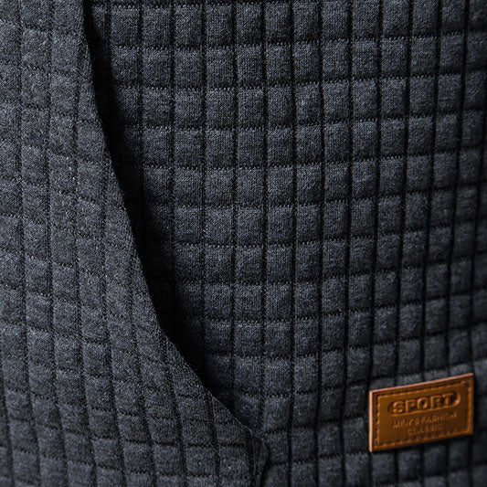 Renato - Tekstureret Hoodie med Pullover Design