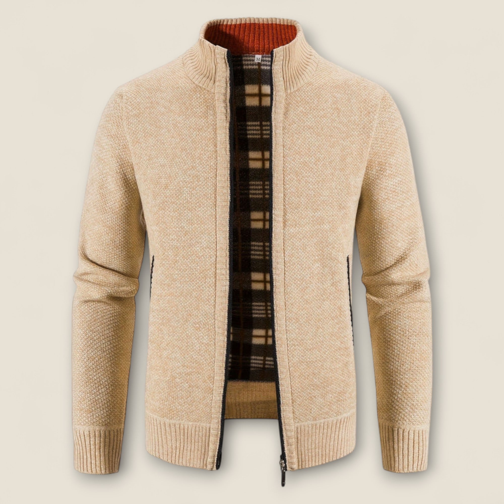 Matteo - Zip-Up Striktrøje