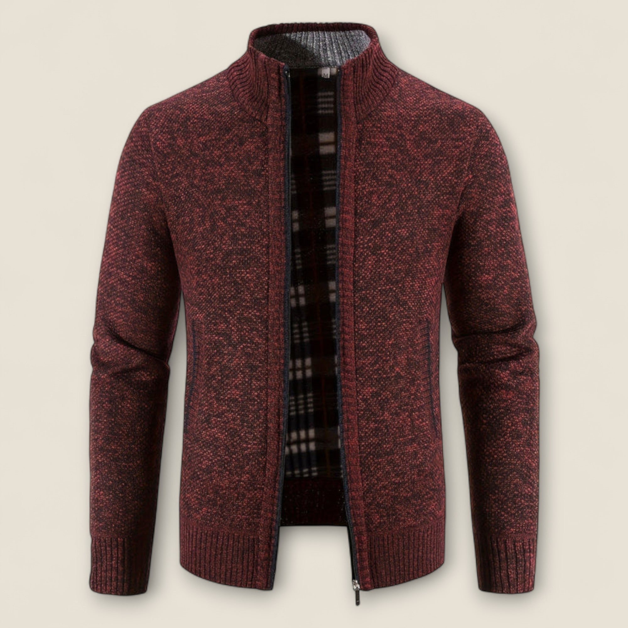 Matteo - Zip-Up Striktrøje