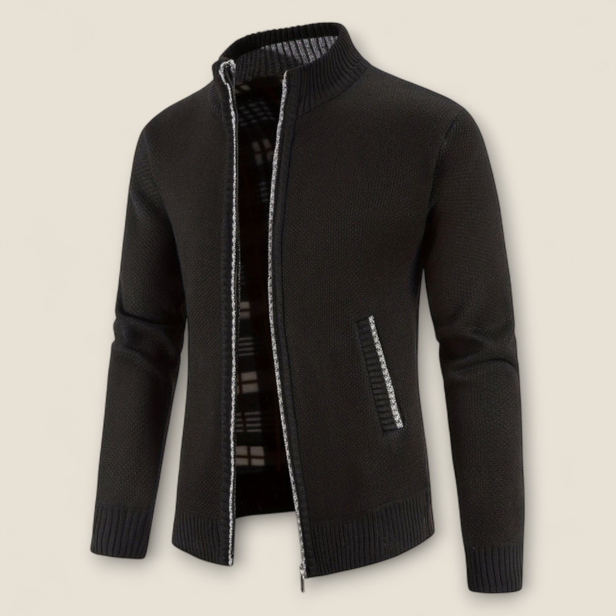 Matteo - Zip-Up Striktrøje