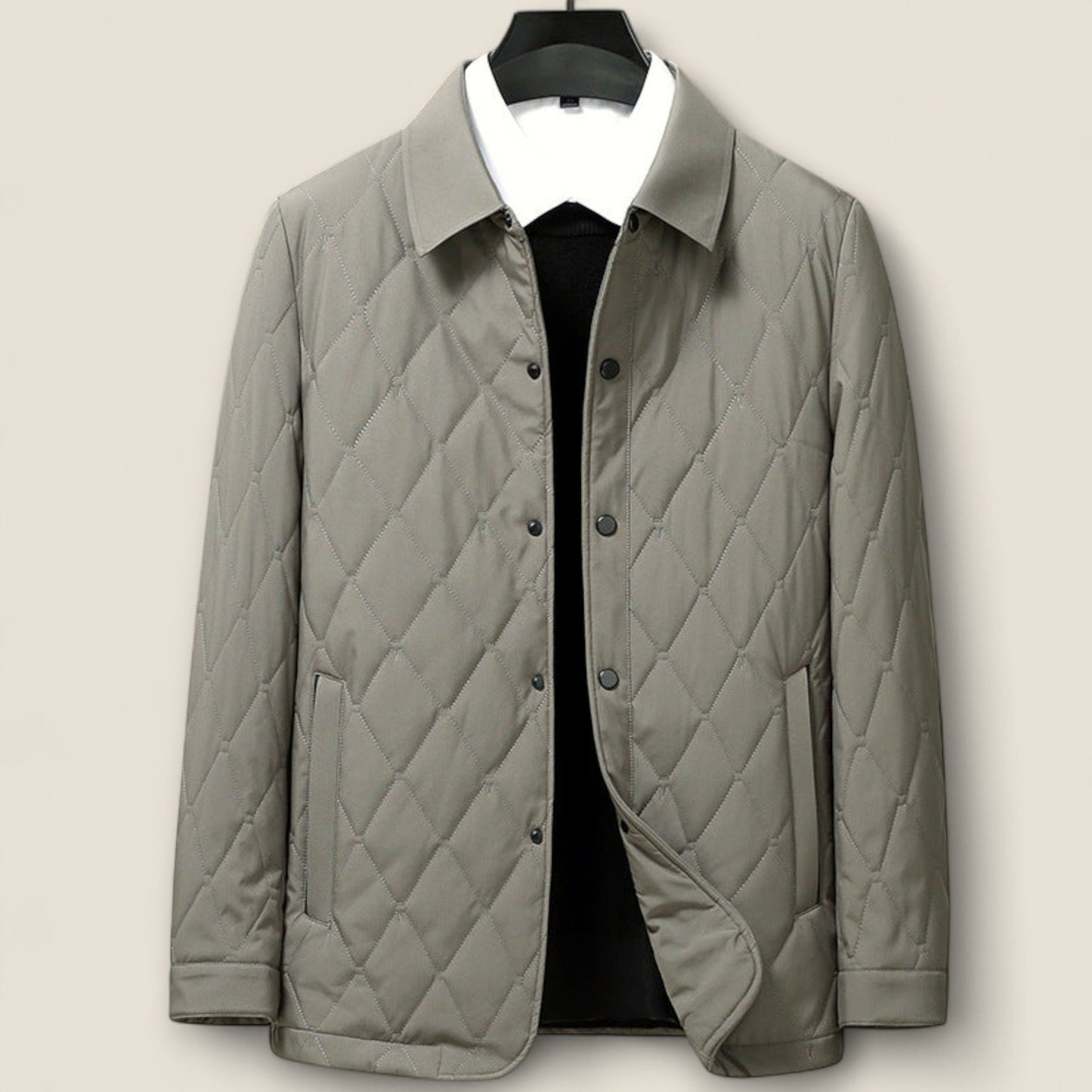 Cole - Vatteret Knappet Frakke