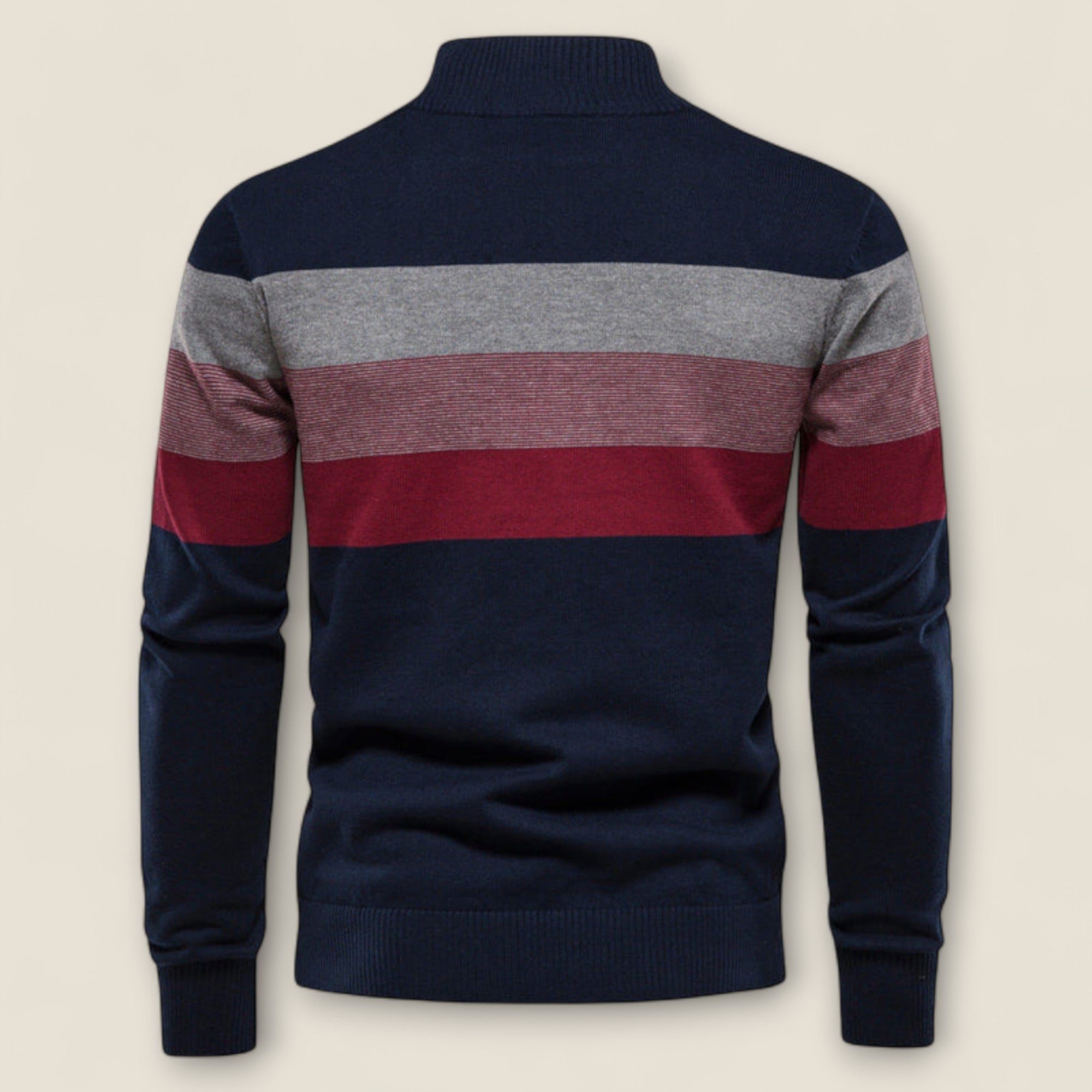 Raffaele - Cotton Quarter-Zip Sweater
