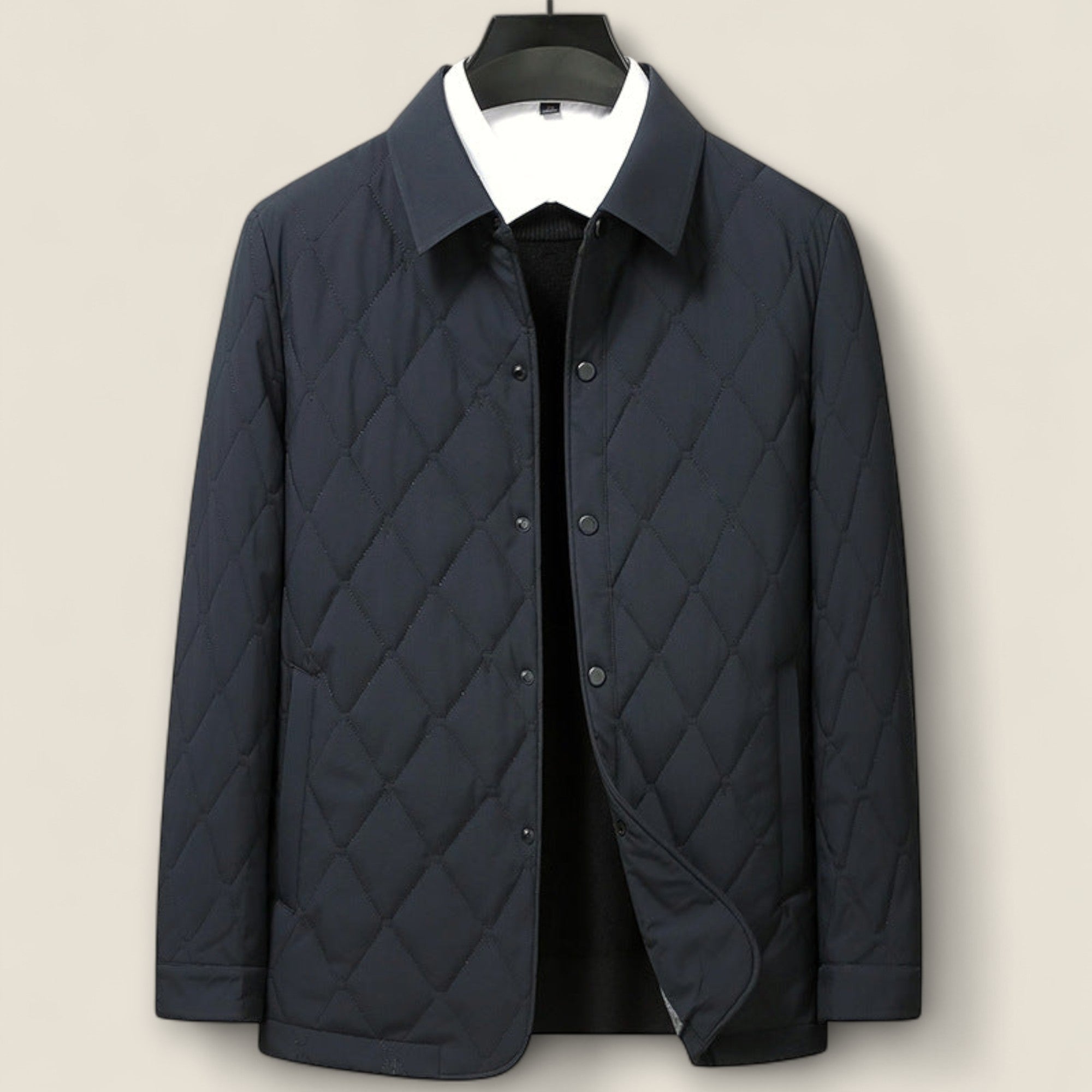 Cole - Vatteret Knappet Frakke