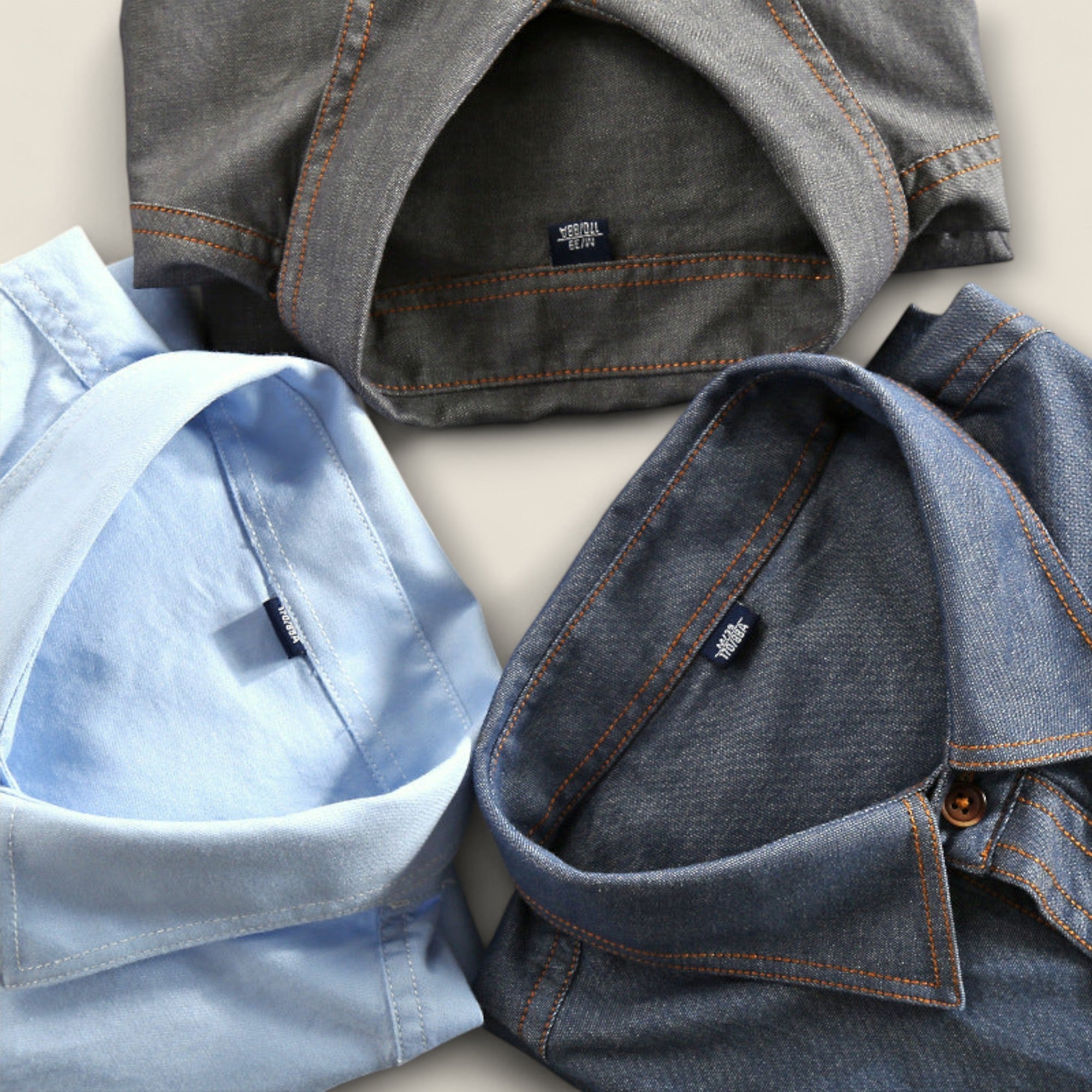 Rafael - Klassisk Bomulds Denim Skjorte