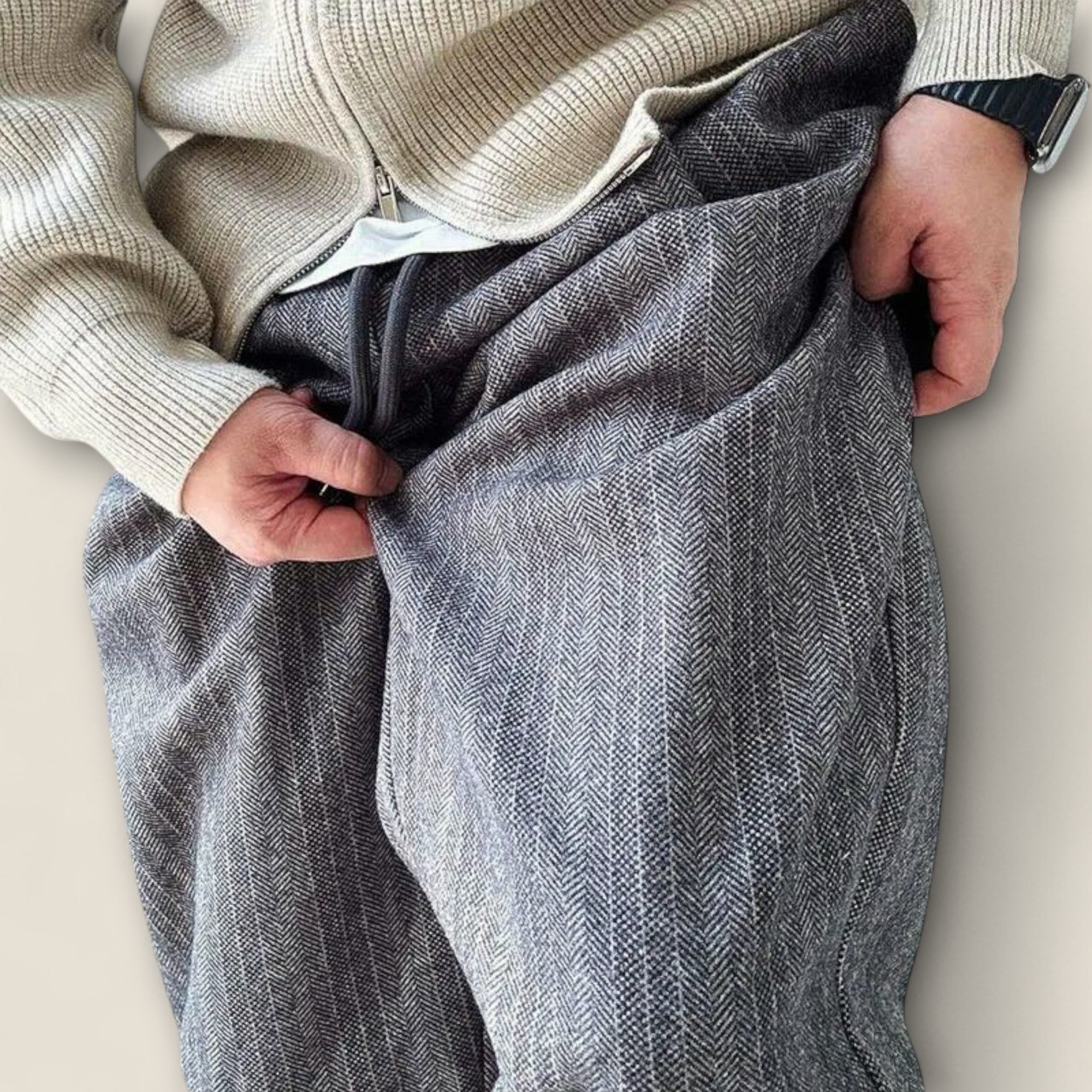 Bruno - Stribet Relaxed Fit Bukser