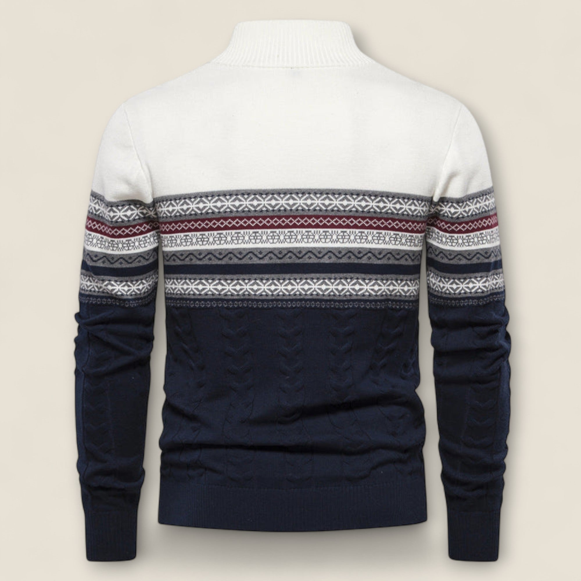 Leonardo - Cotton Half-Zip Pullover
