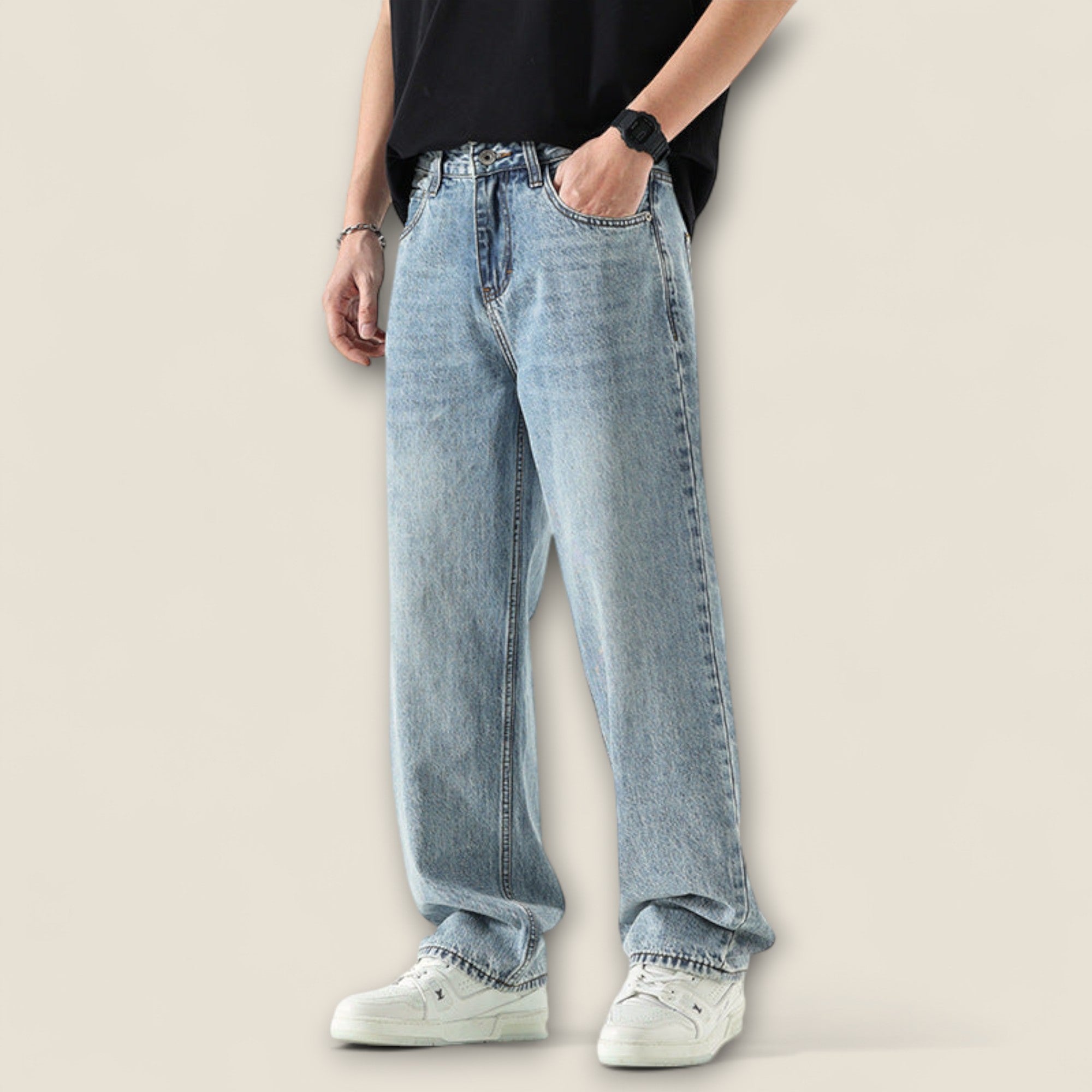 Luca - Afslappet Cotton Denim