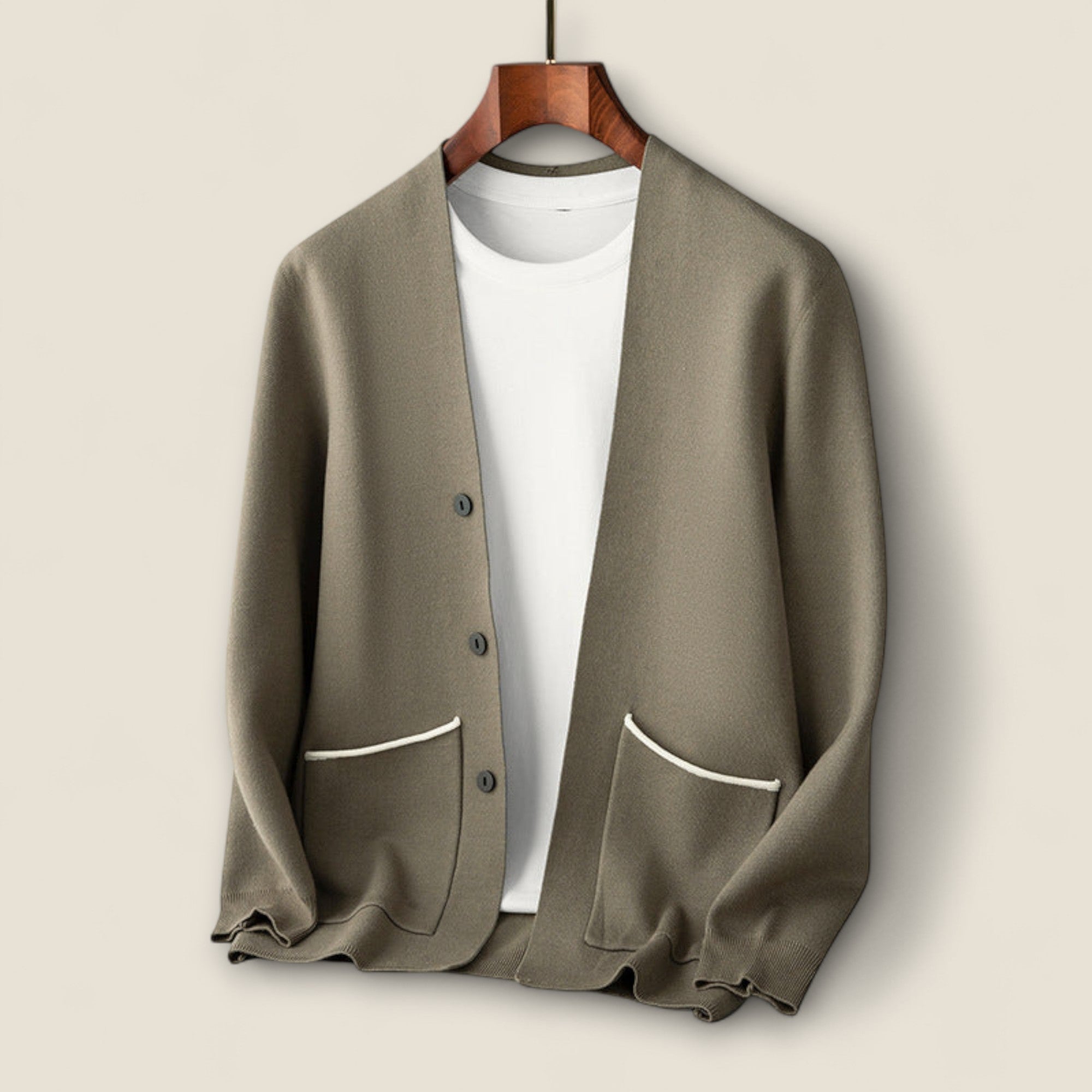 Reid - Strikket Uld Cardigan