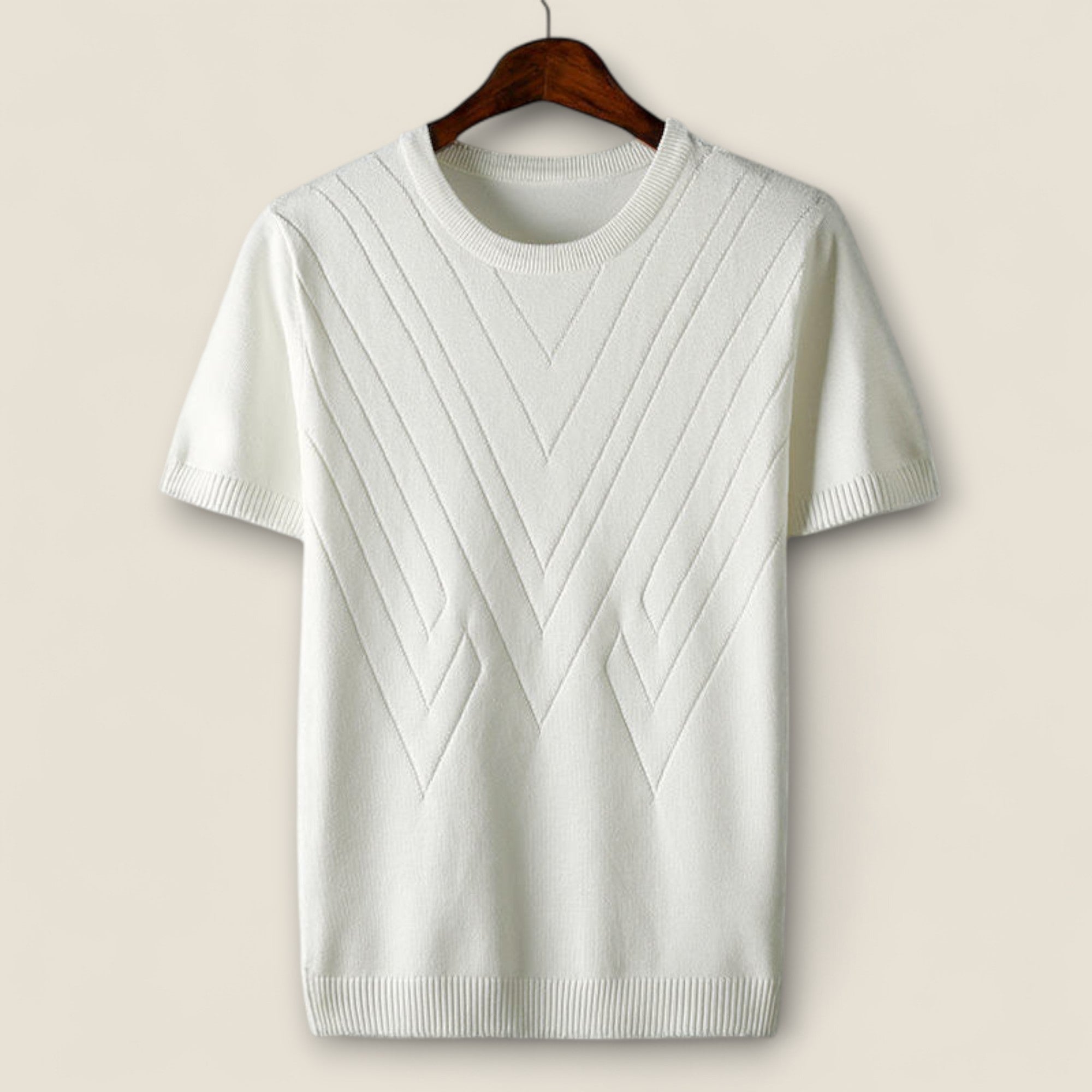 Landon - Is Silke Strikket T-Shirt