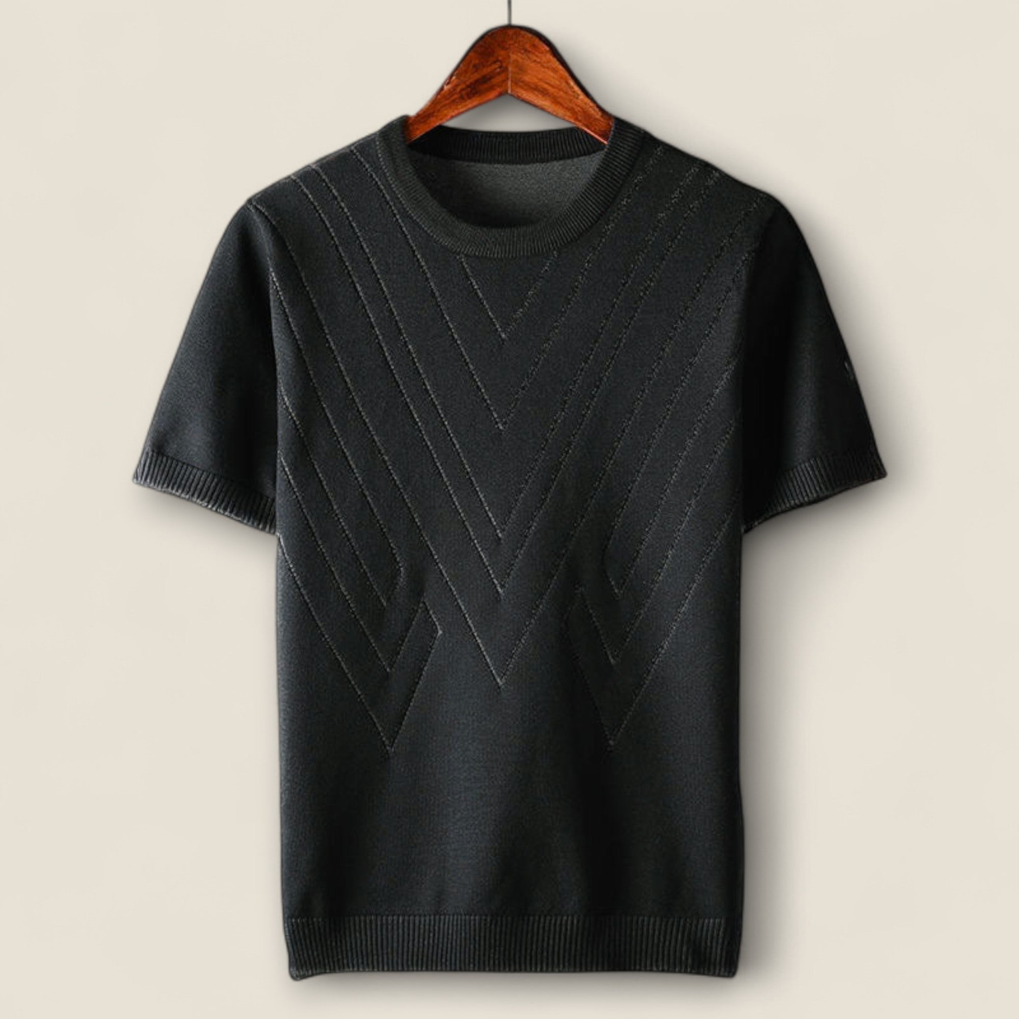 Landon - Is Silke Strikket T-Shirt