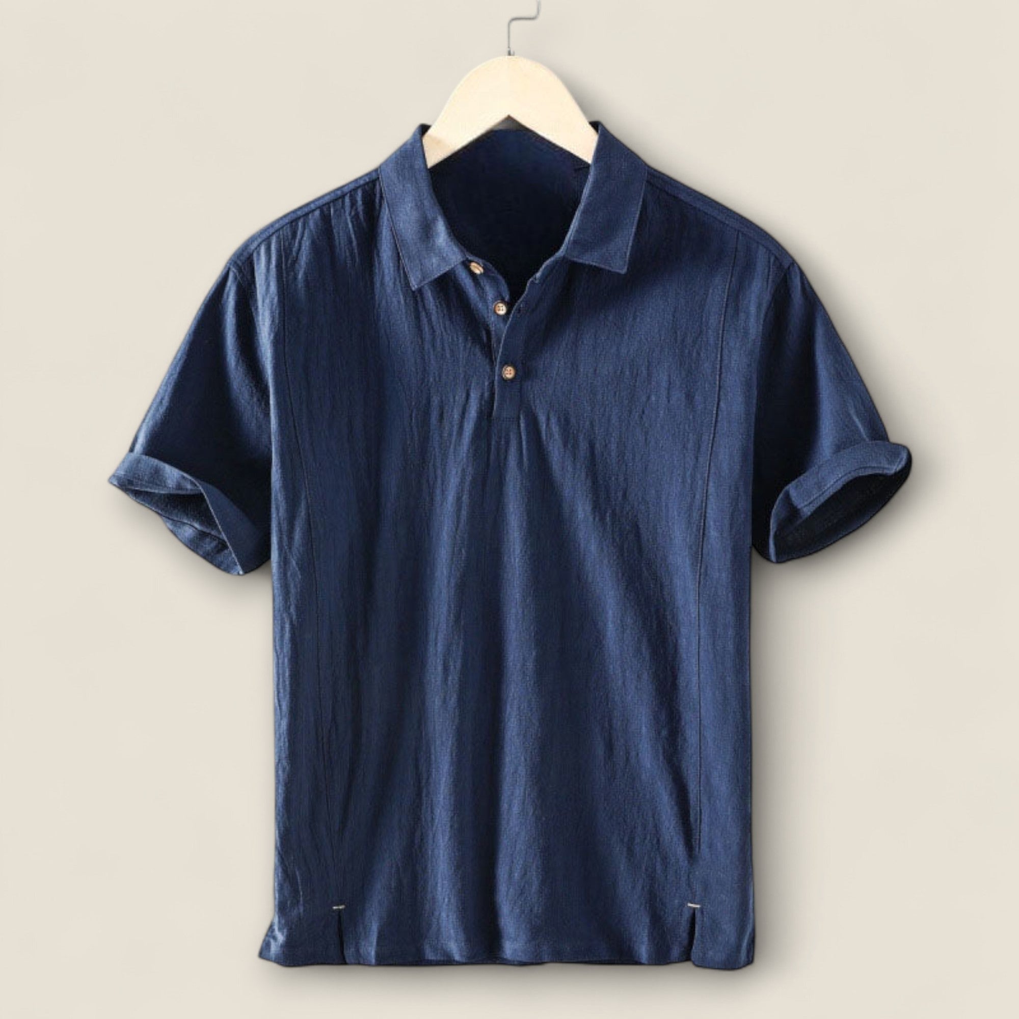 Laurent - Linned Polo T-shirt
