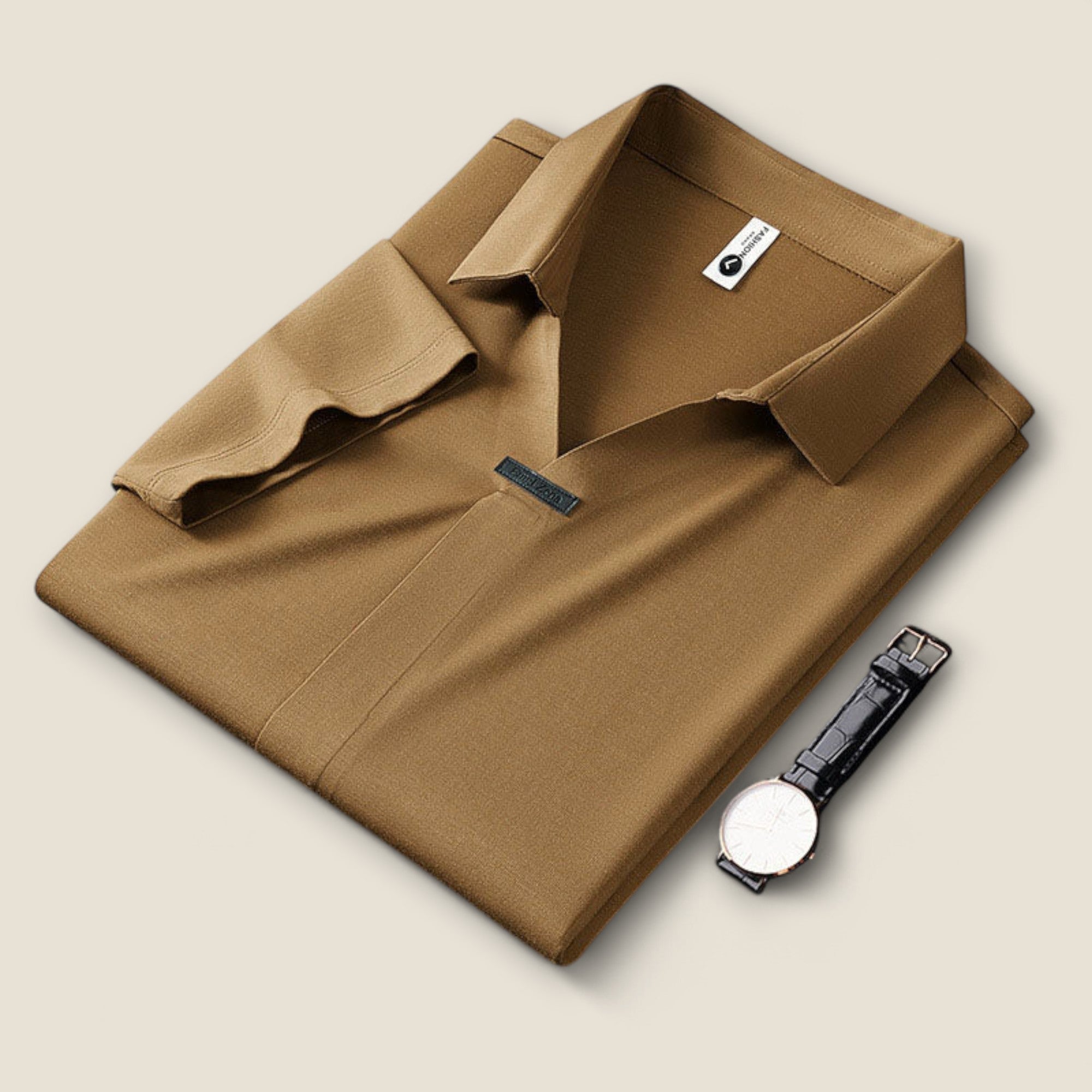 Fabio - Bomulds-silke blanding polo