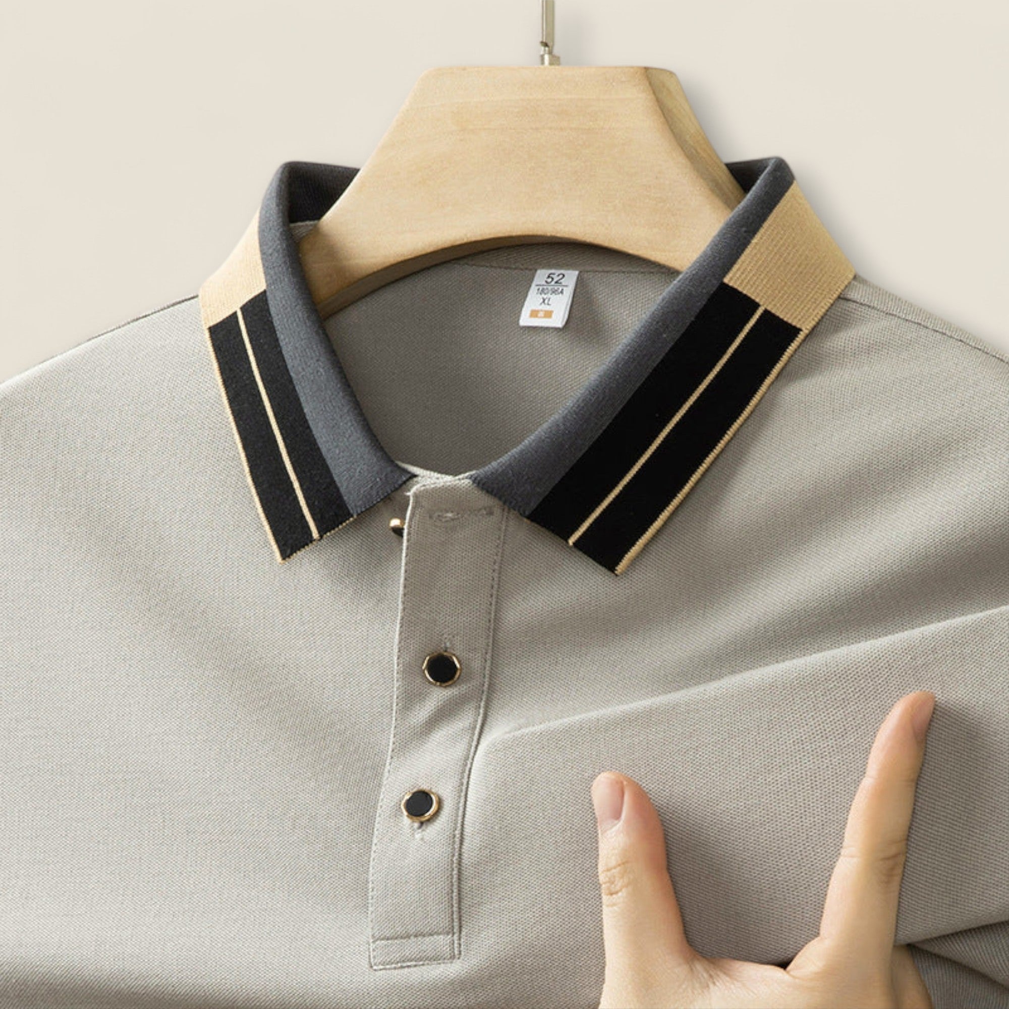 Dario - Letvægts Strik Polo Shirt