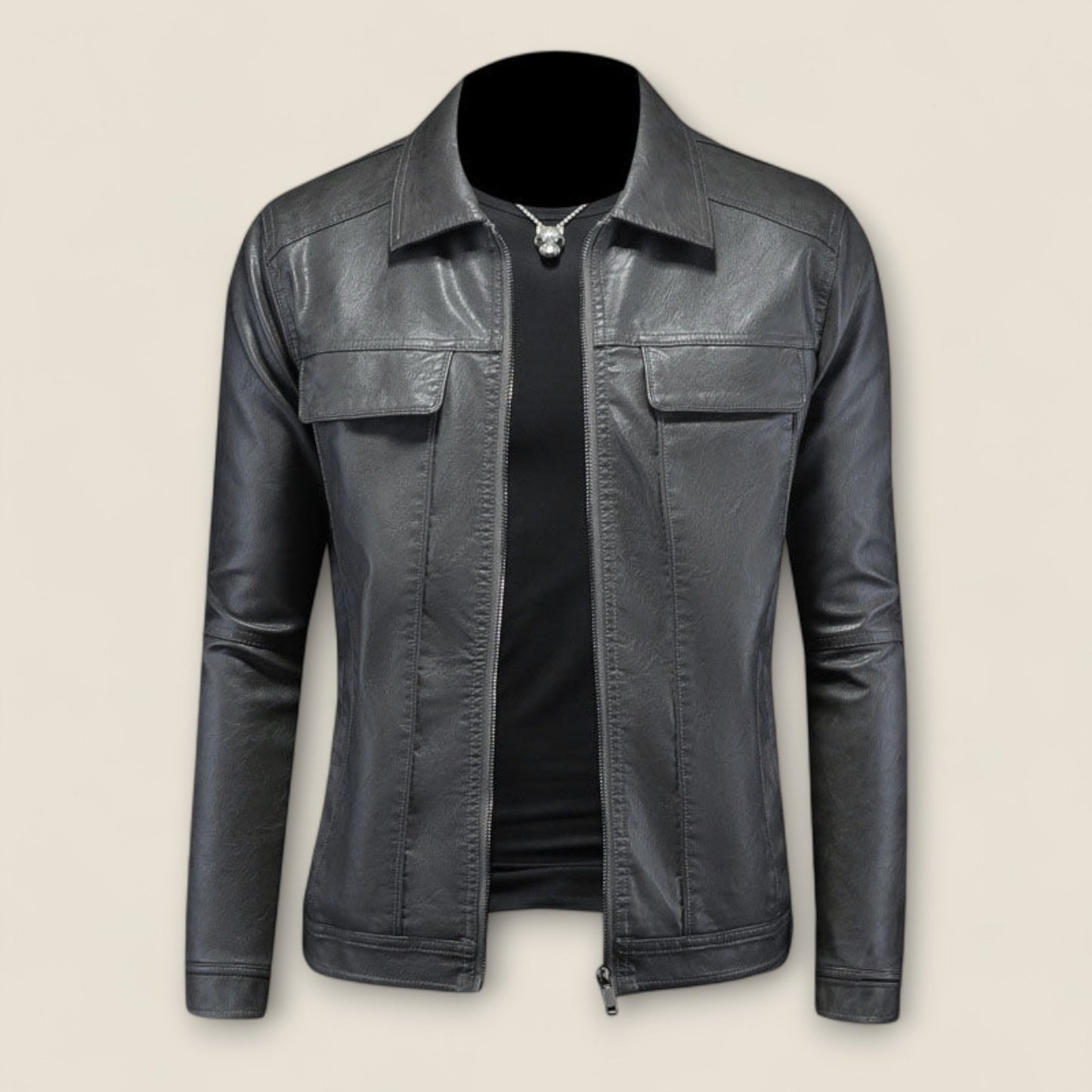 Vincenzo - Ægte Læderjakke
