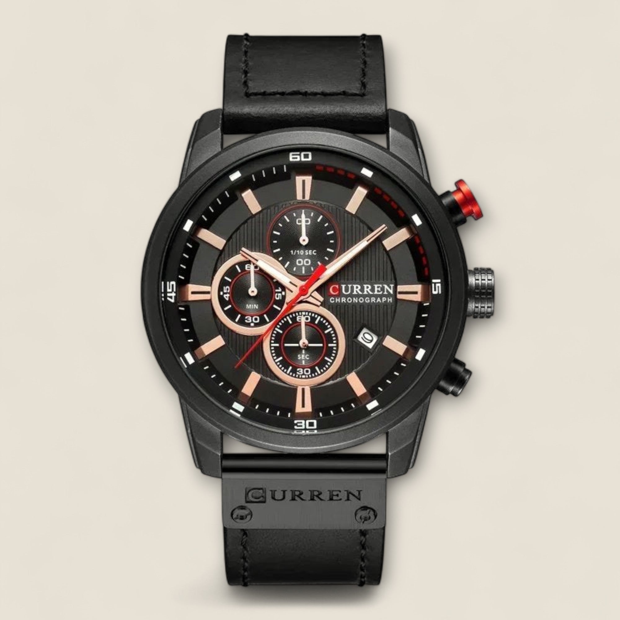 Renzo - Læder Chronograph Ur