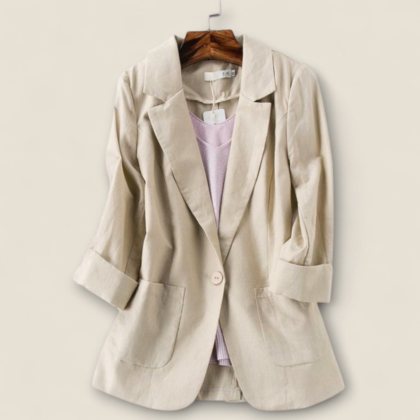 Sofia - Blød Linned Blazer