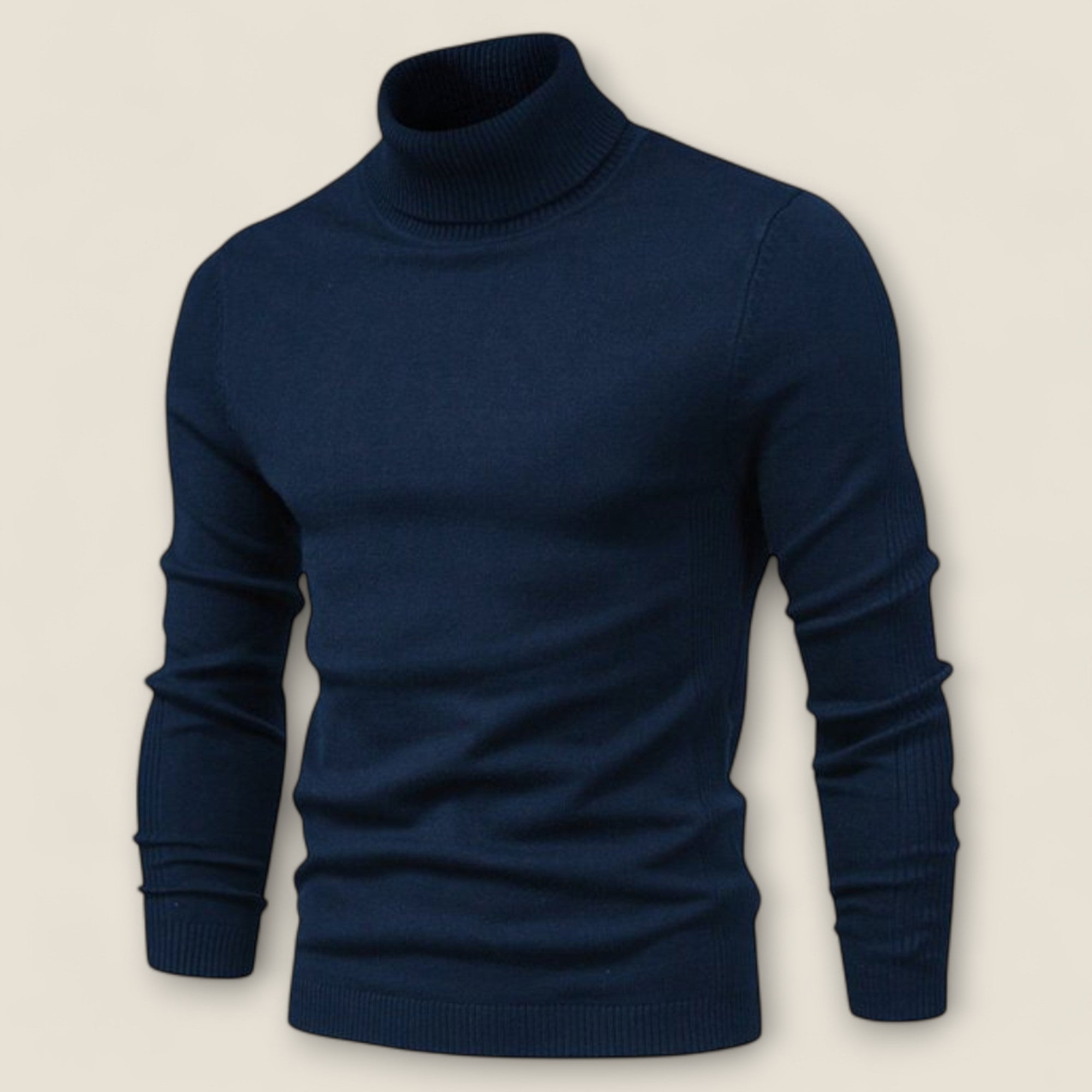 Jonas - Chic Turtleneck Striktrøje