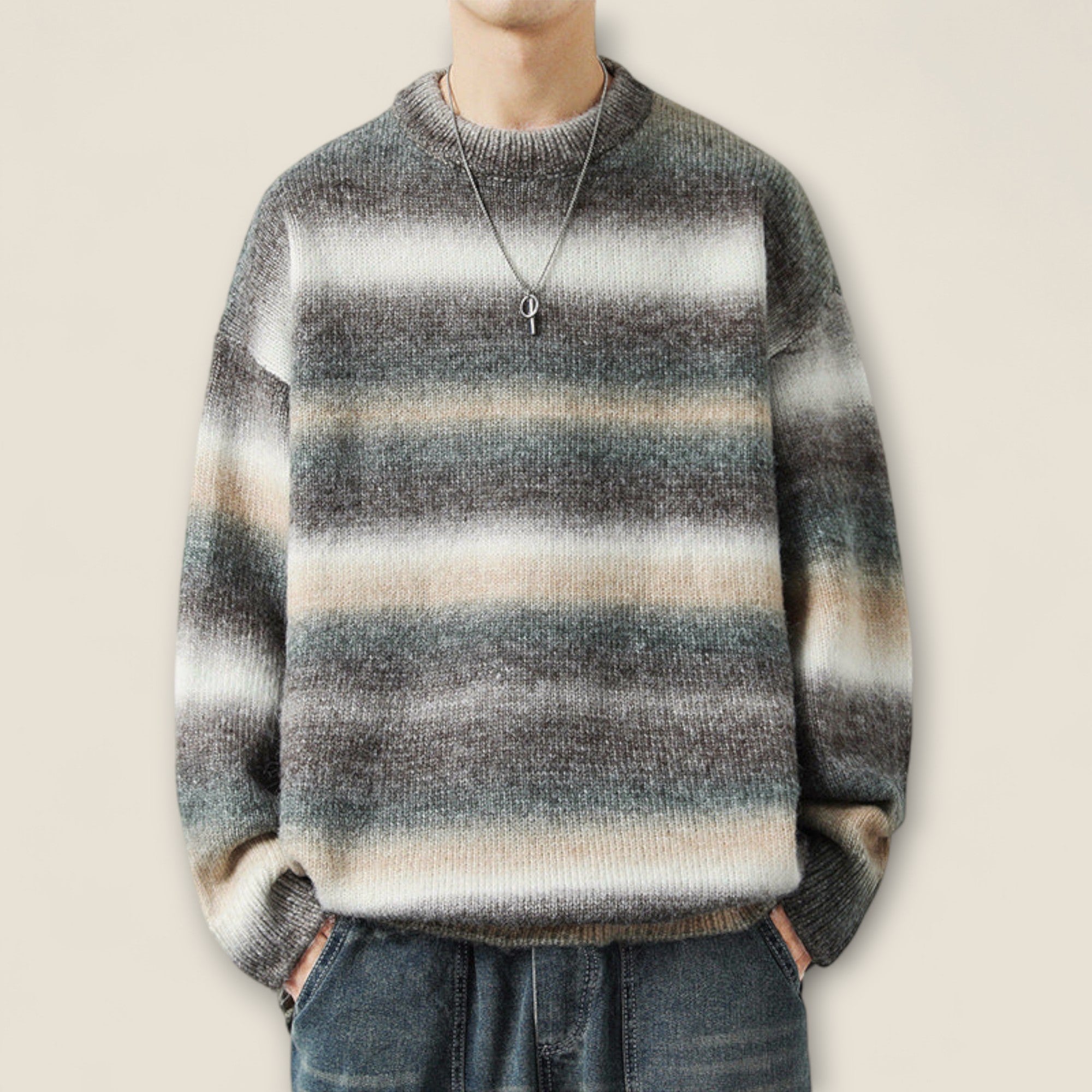 Sandro - Ombre Strik Sweater