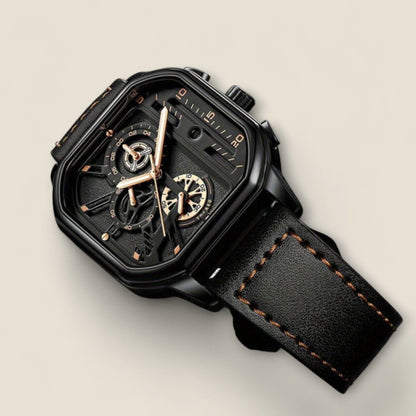 Rafael - Firkantet Chronograph Ur