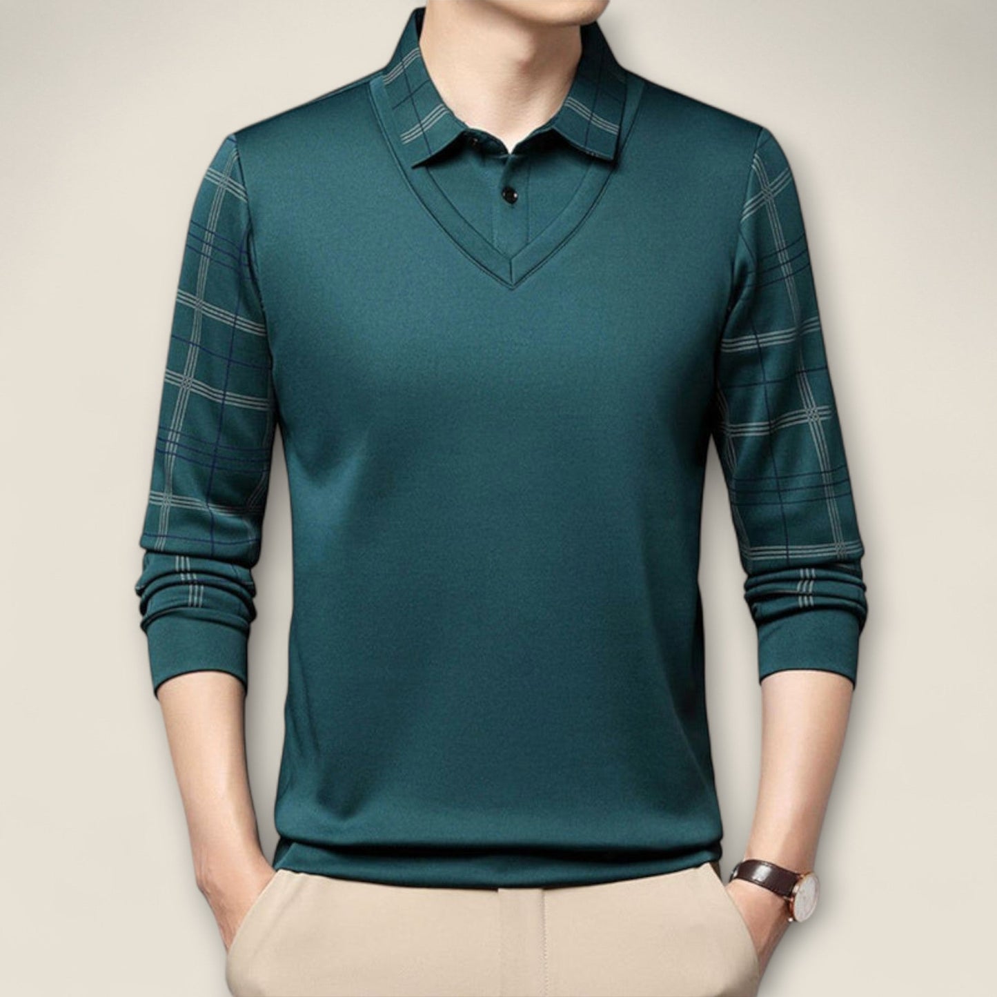 Marcello - Langærmet Polo T-Shirt