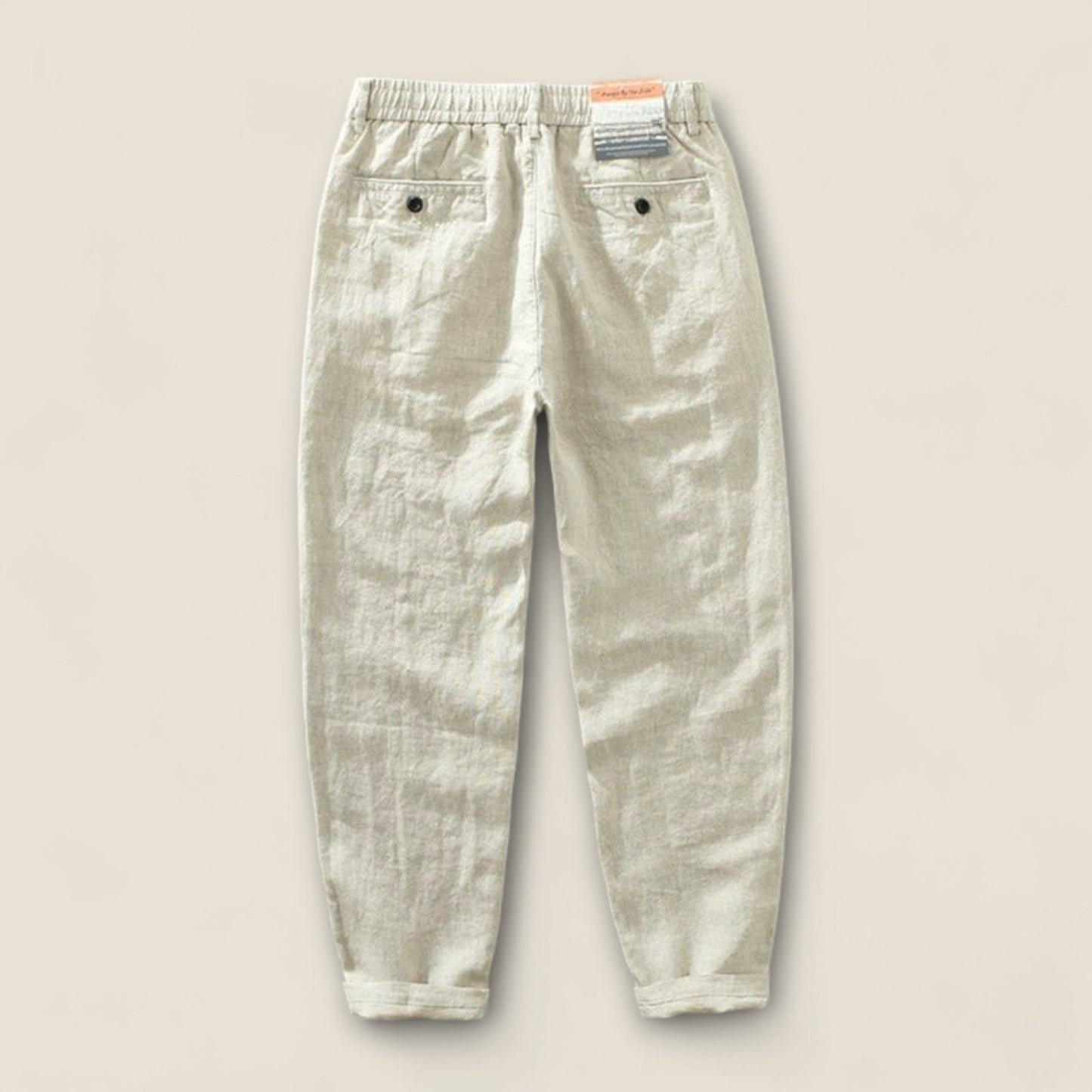 Leandro - Linned Bukser med Snøre