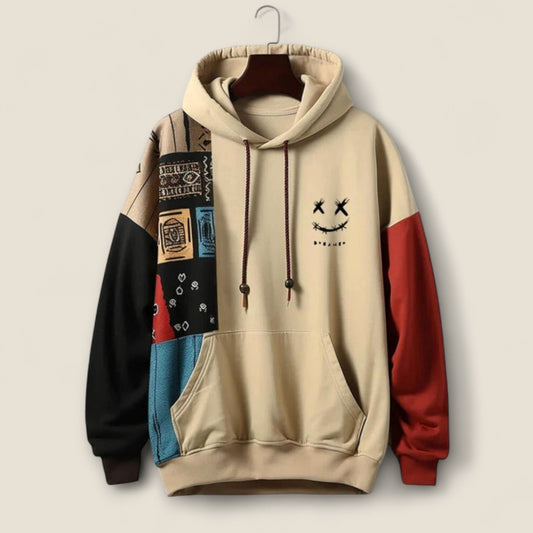 Luca - Grafisk Logo Hoodie