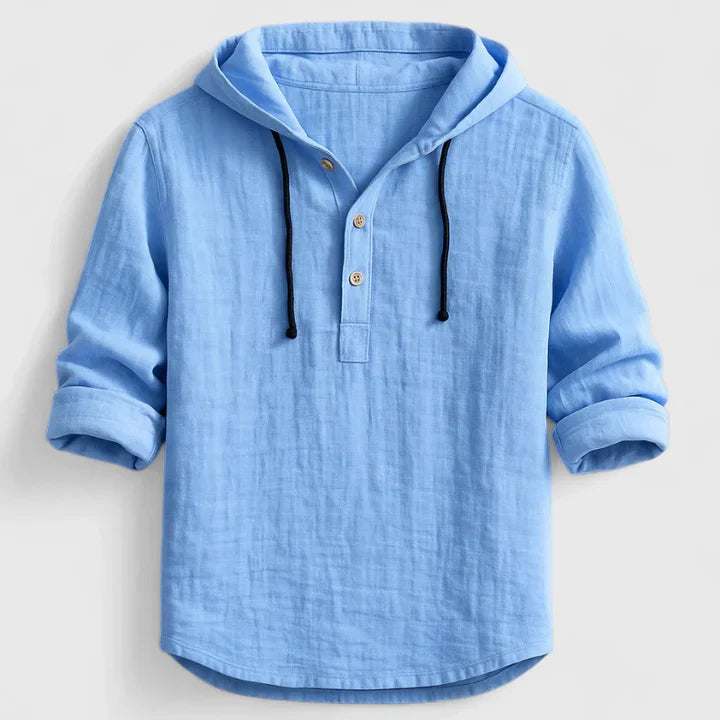 Terrence | Komfortabel Skjorte med Hætte