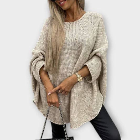 Isabelle - Stilfuld Kvinders Sweater med Rund Hals