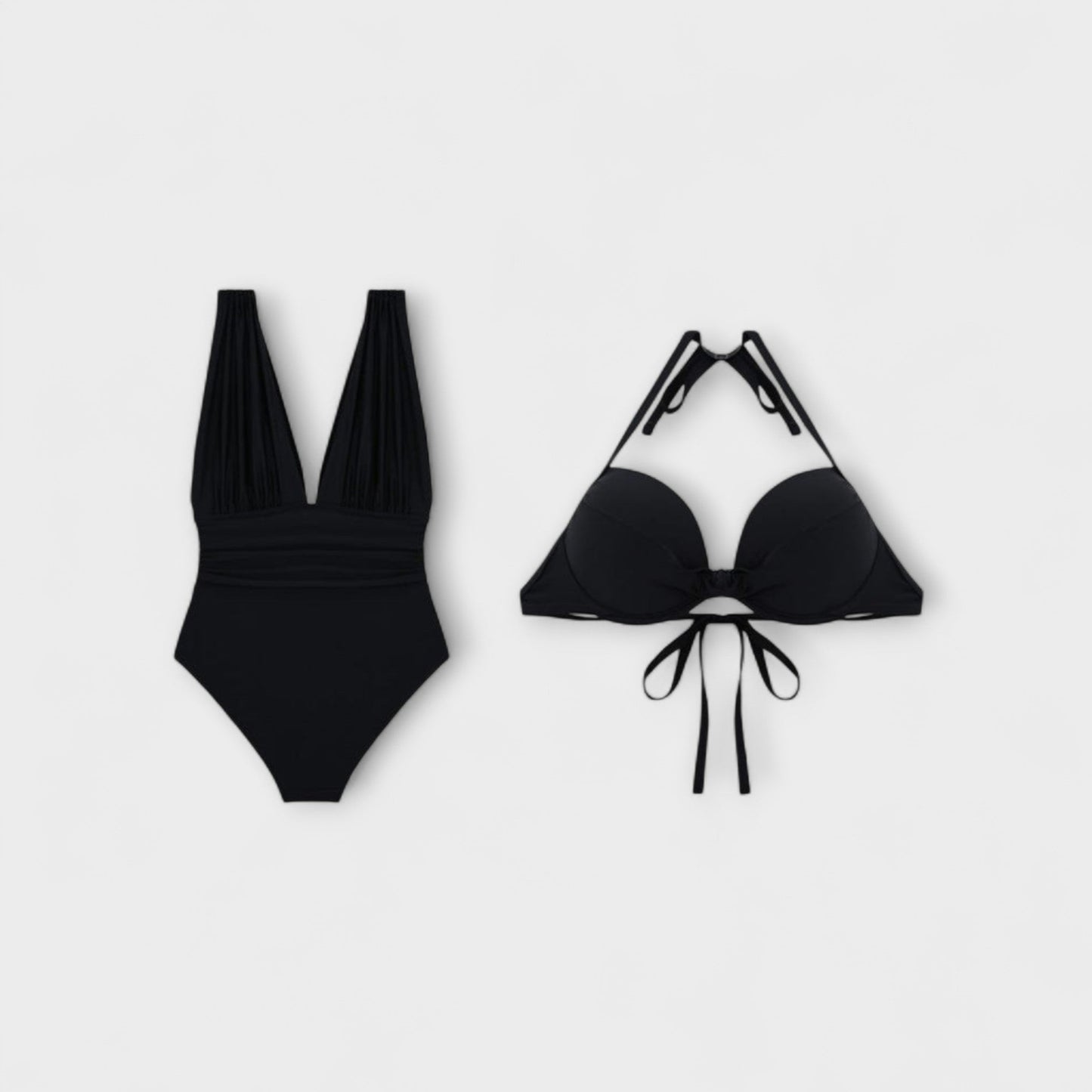 Miravo - Formende Badedragt med Dyb U-ringning & Justerbar Strop