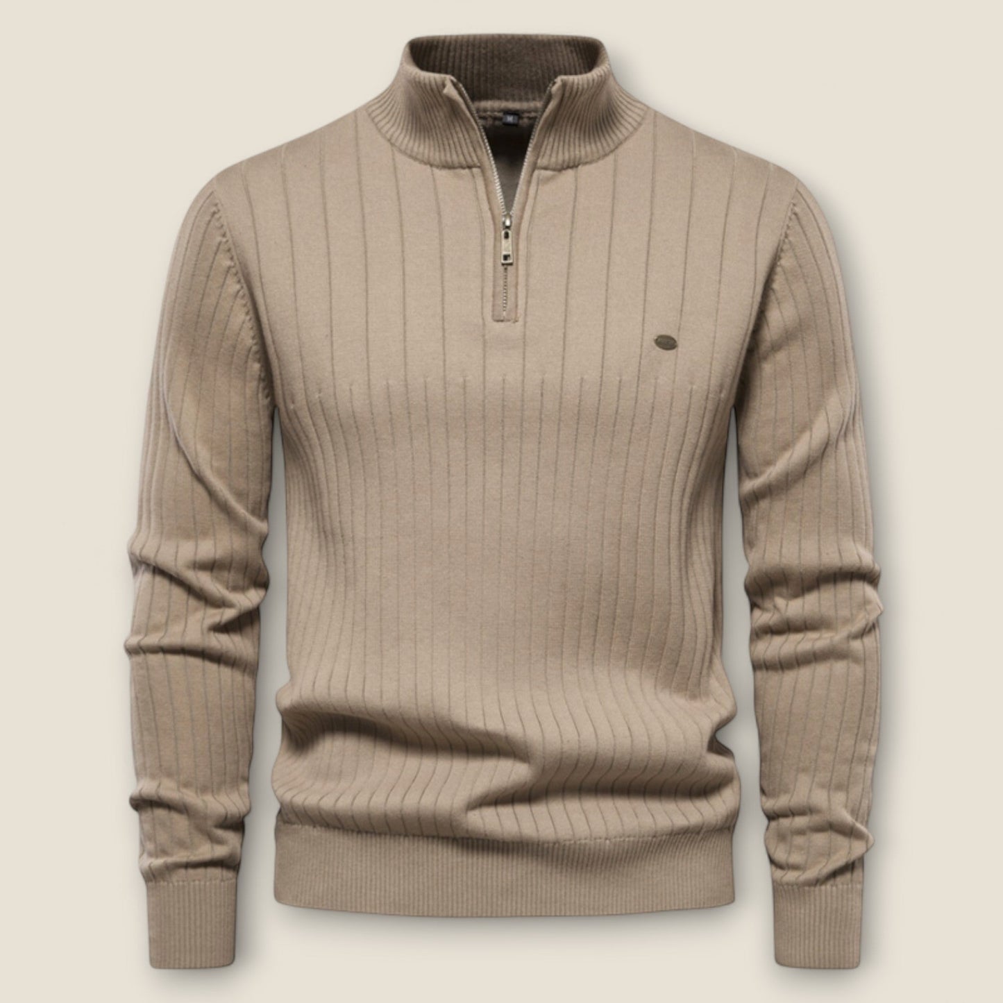 James - Textured Rib Knit Sweater