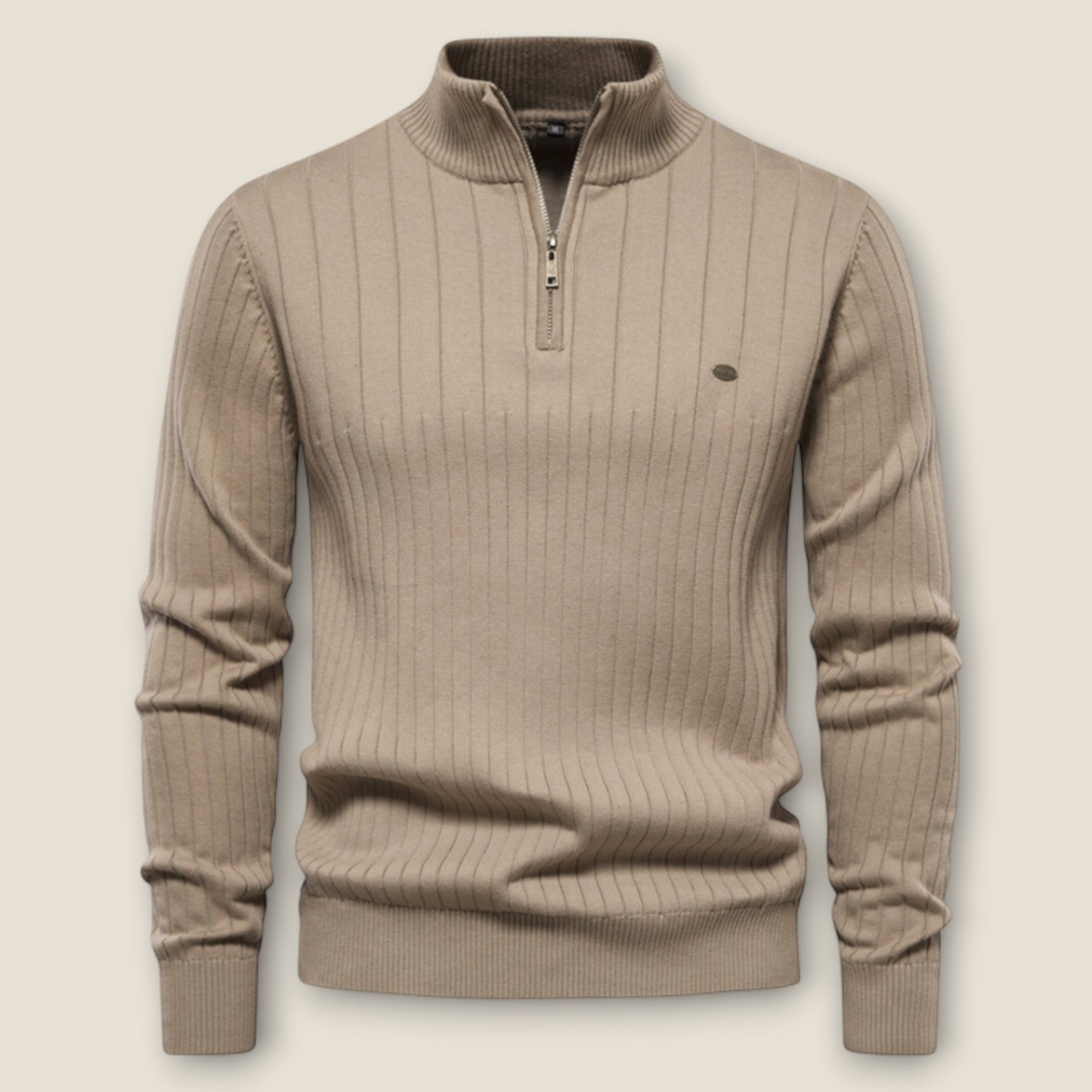 James - Textured Rib Knit Sweater