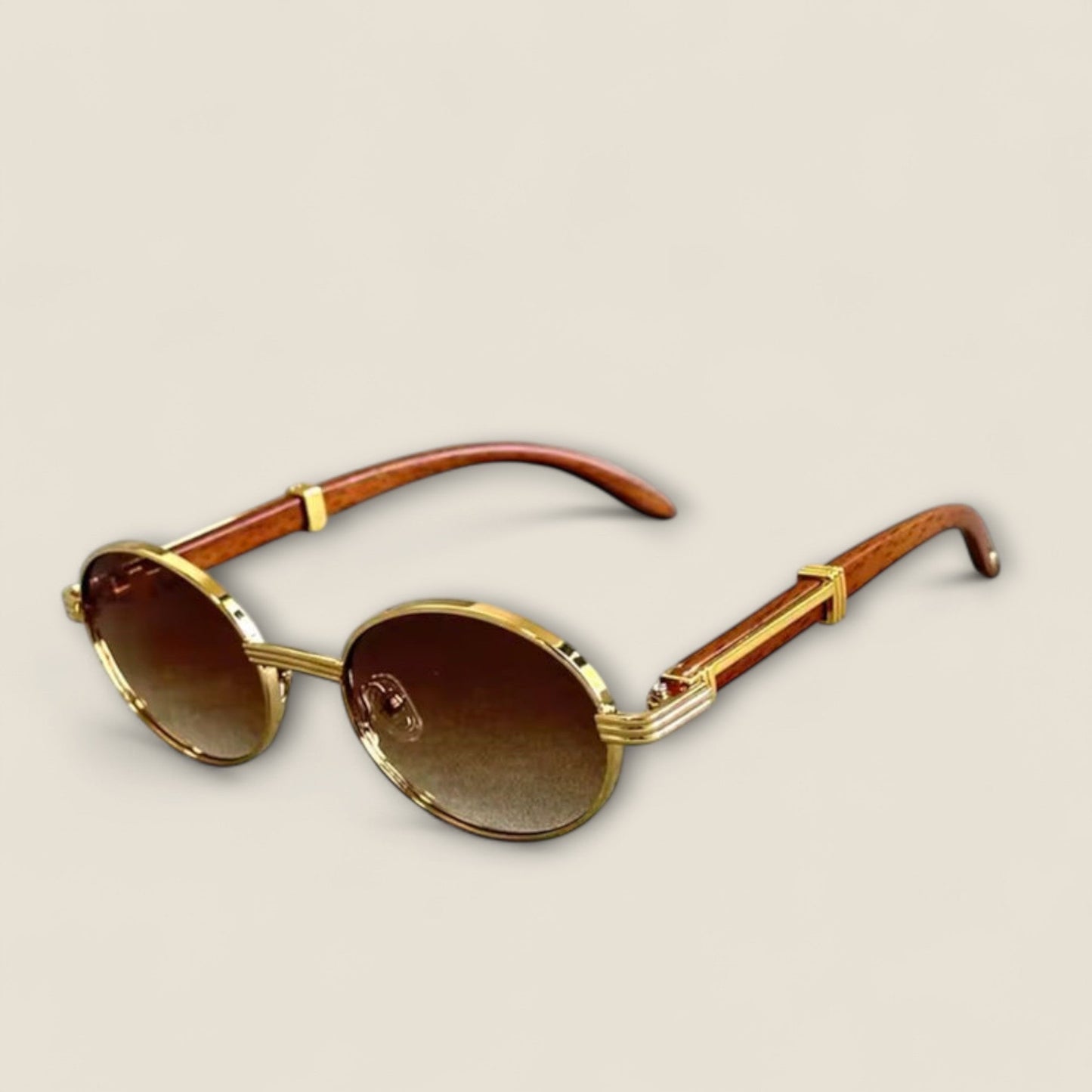 Alphonse - Retro Ovale Solbriller