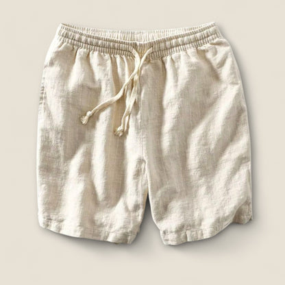 Dario - Stribede Linned Shorts