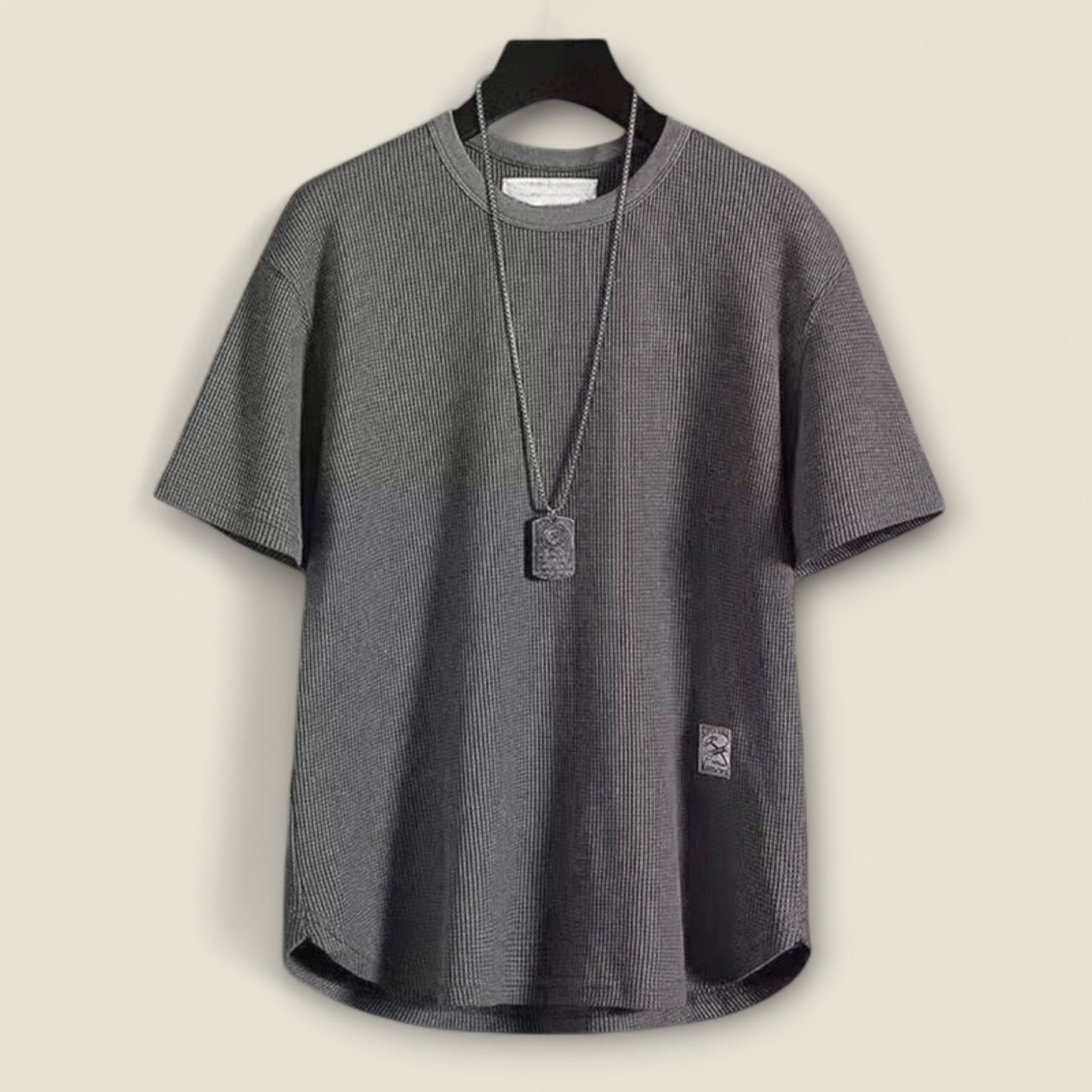 Rene - Vaffelstrikket T-Shirt