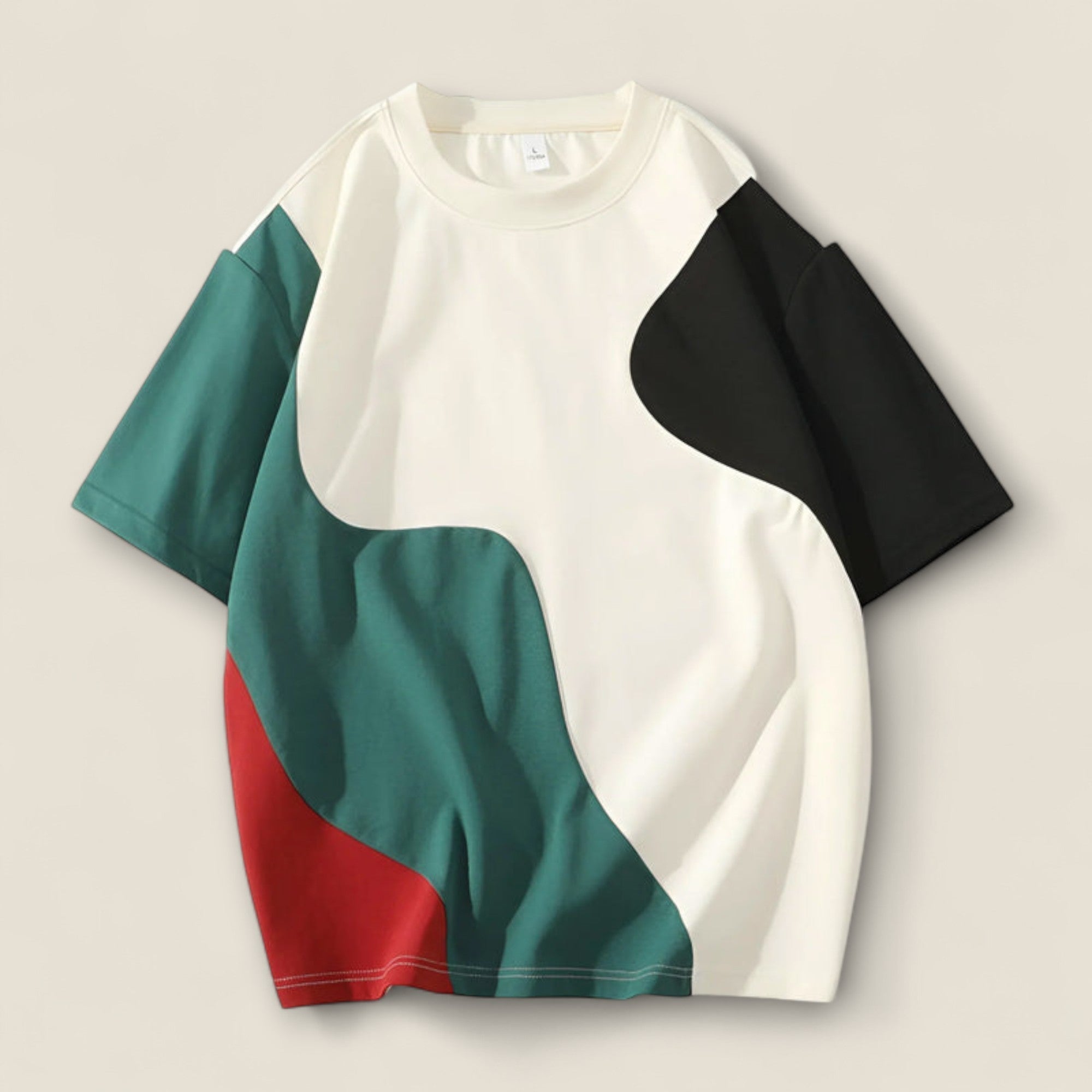 Mateo - Farveblok Abstract Tee