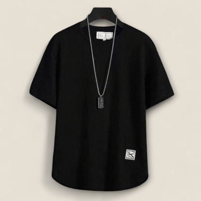 Rene - Vaffelstrikket T-Shirt