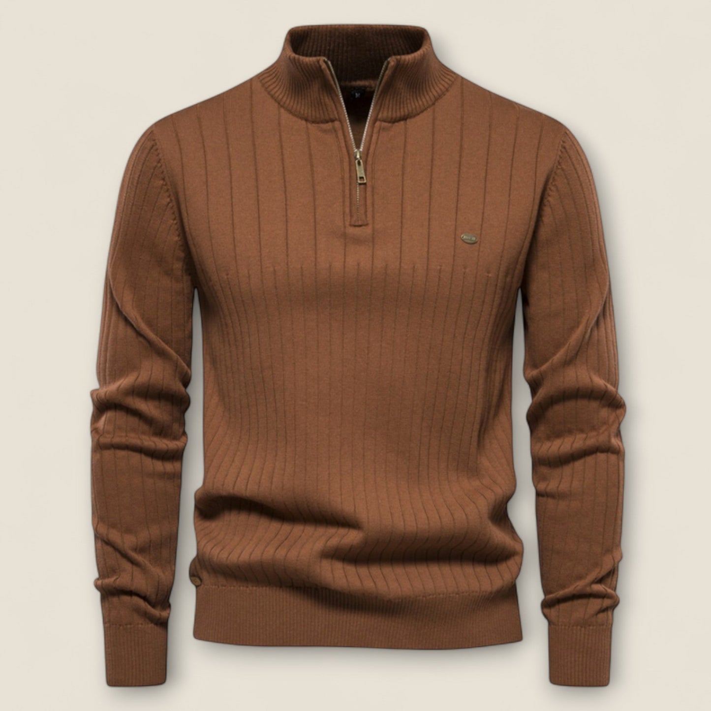 James - Textured Rib Knit Sweater