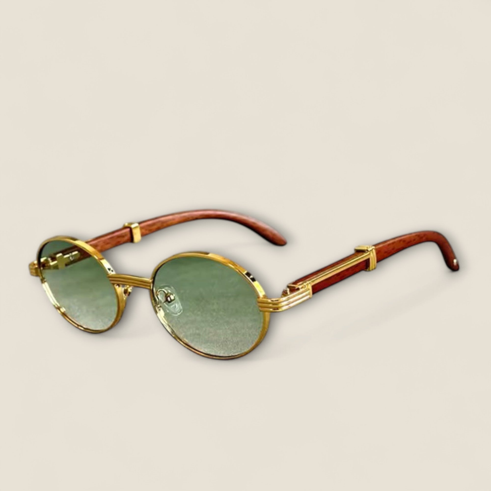 Alphonse - Retro Ovale Solbriller