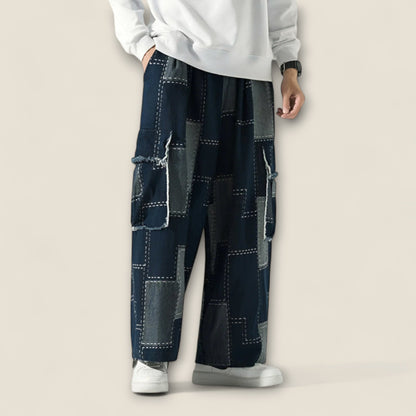 Lorenzo - Patchwork Urban Cargo Bukser